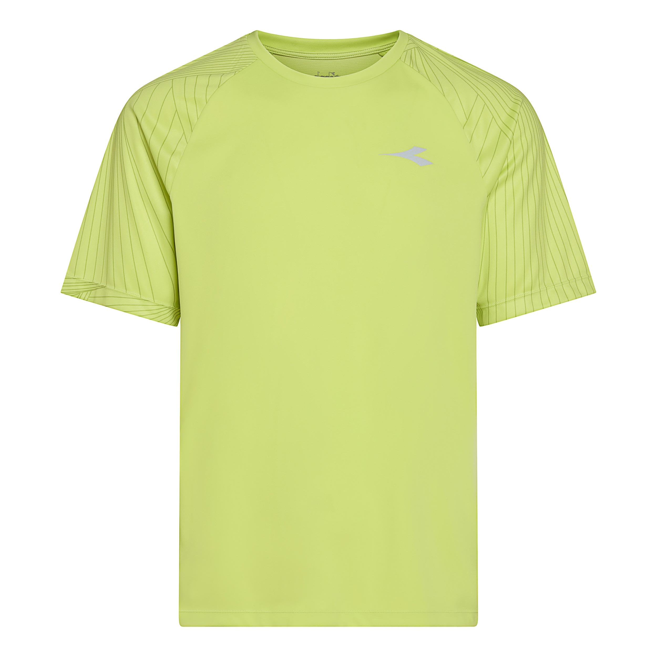 Diadora Court T-shirt Hommes - jaune lemon