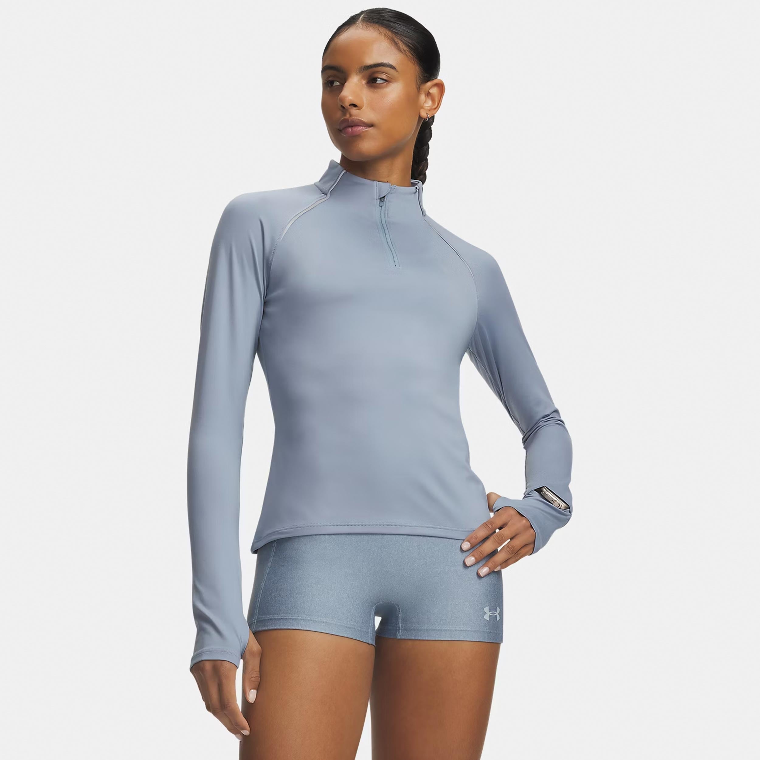 Under Armour Velociti Half Zip  Maillot de course Femmes - bleu