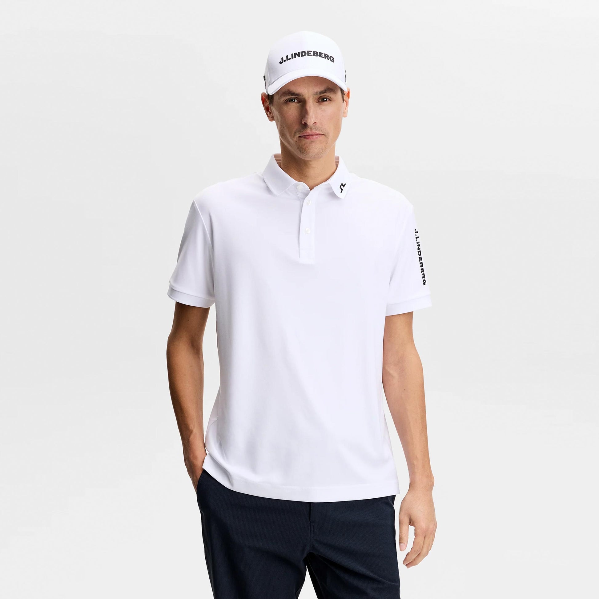 JLindeberg Tour Tech Polo Hommes - blanc