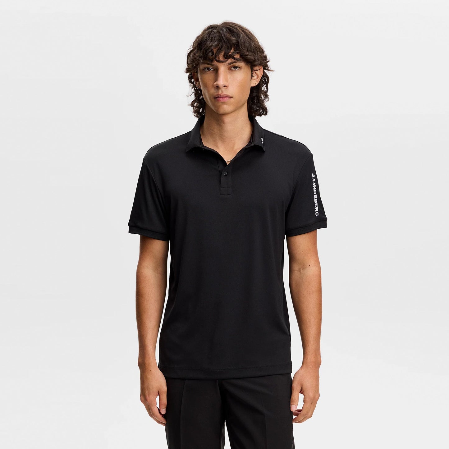 JLindeberg Tour Tech Polo Hommes - noir