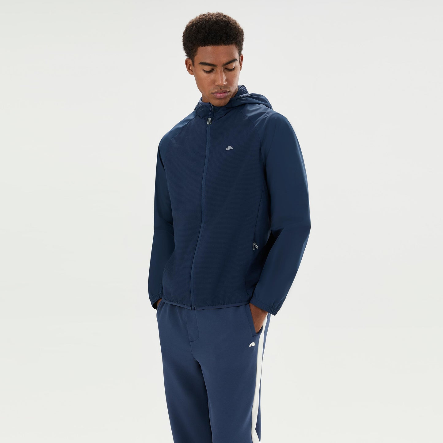 Ellesse Taddeo Fleece Veste de survêtement Hommes - bleu foncé