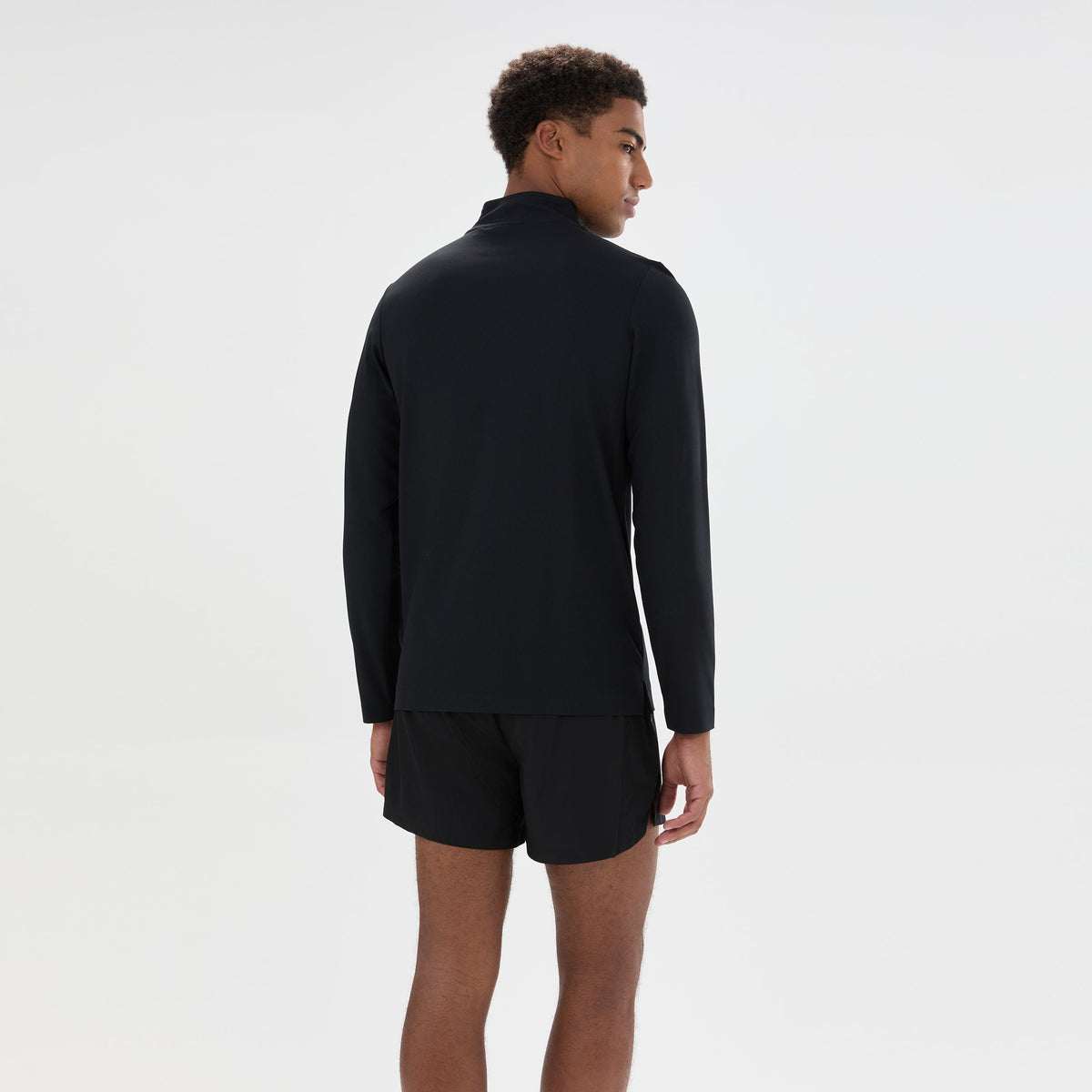Ellesse Edmond 1/4 Zip Haut manches longues Hommes - noir