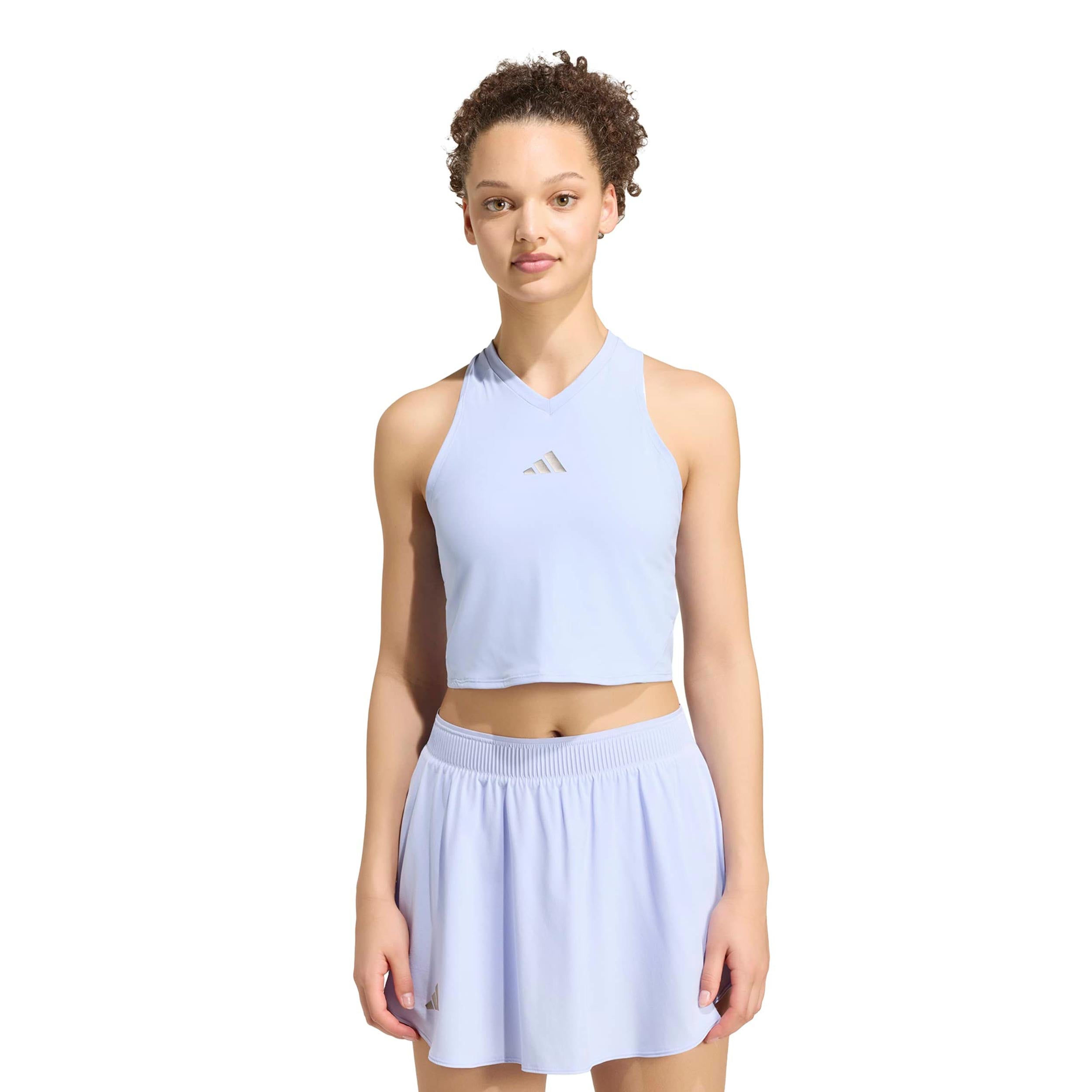adidas Y- Pro Crop Débardeur tank top Femmes - lilas, argent