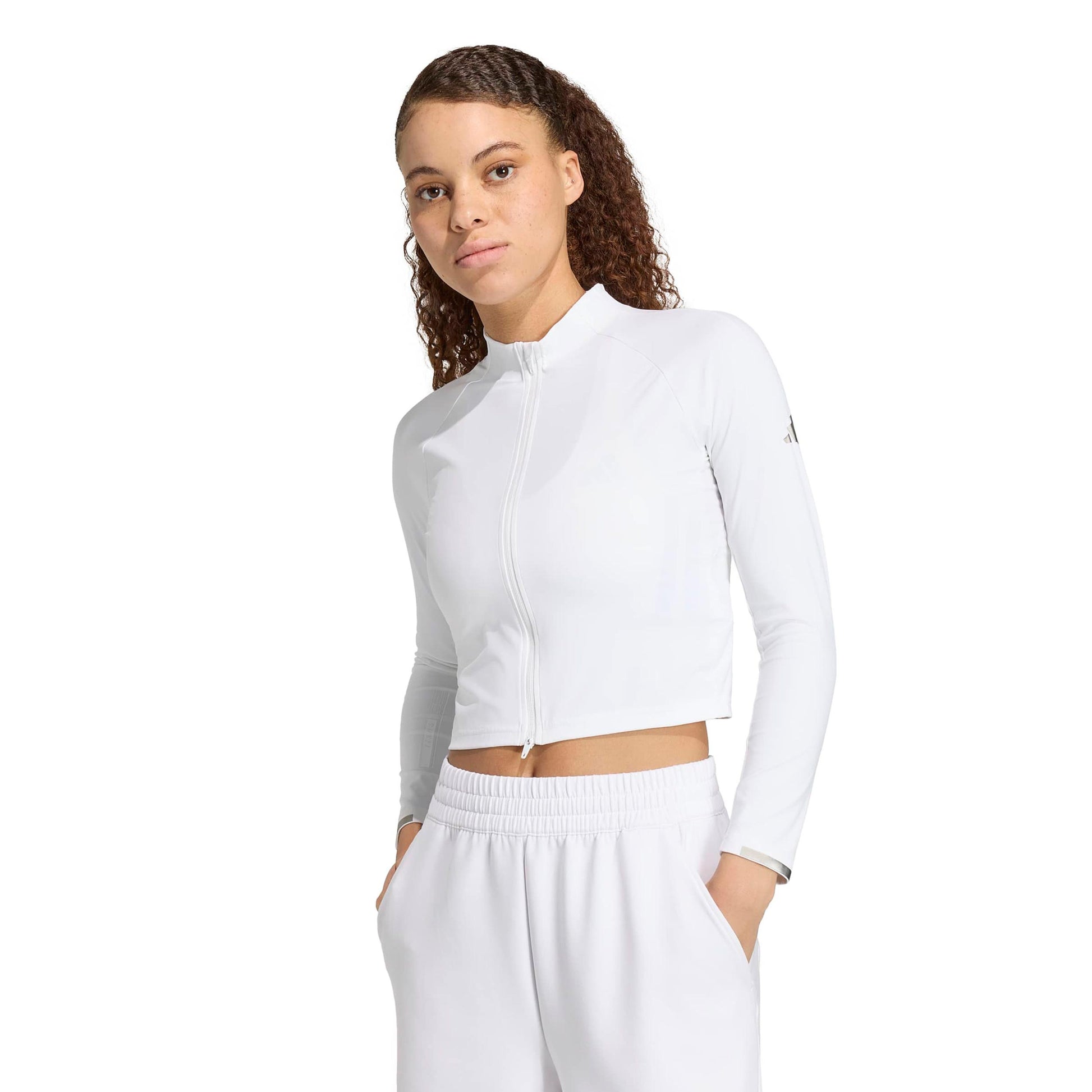 adidas Pro Haut manches longues Femmes - blanc