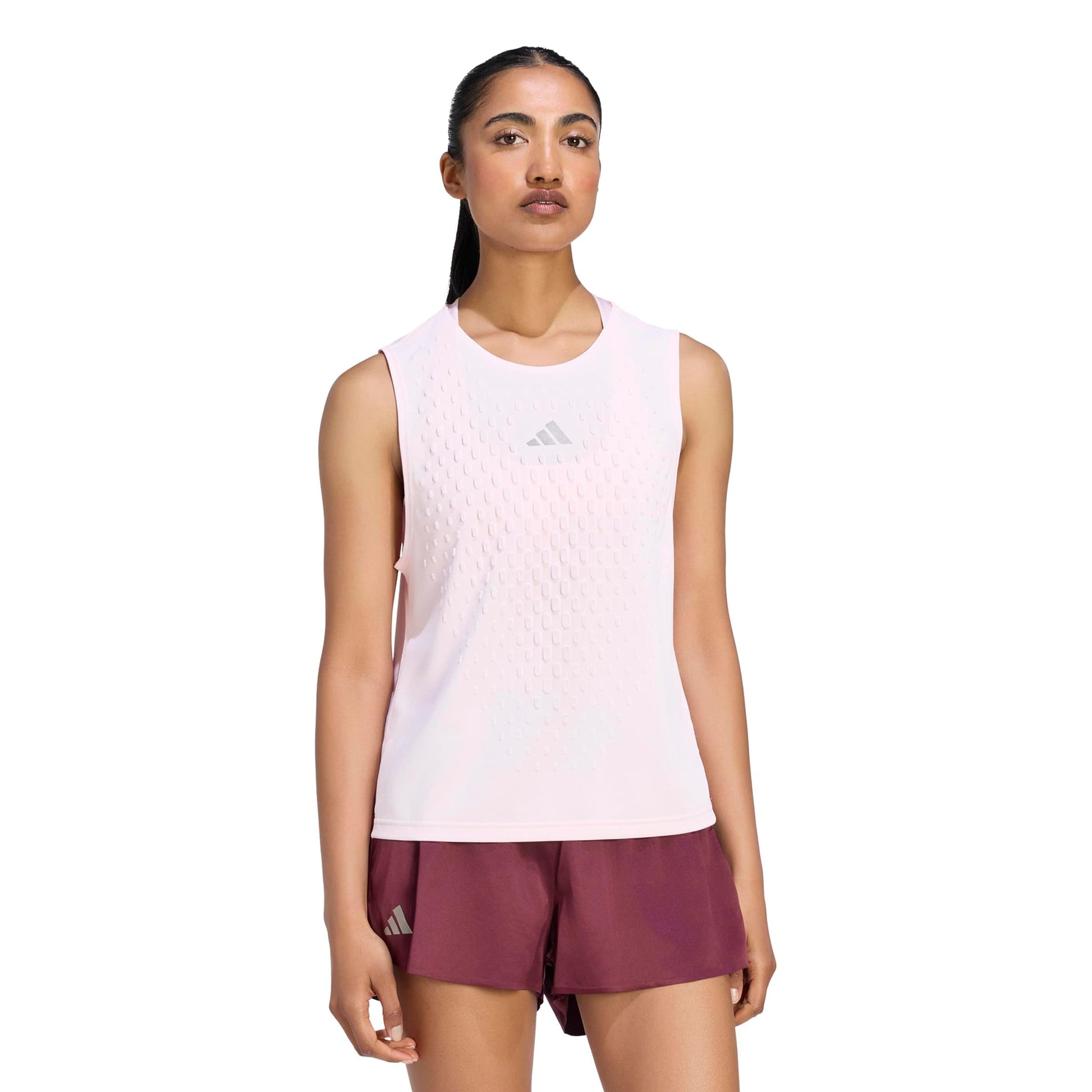 adidas 3D Pro Débardeur tank top Femmes - rose pastel, argent