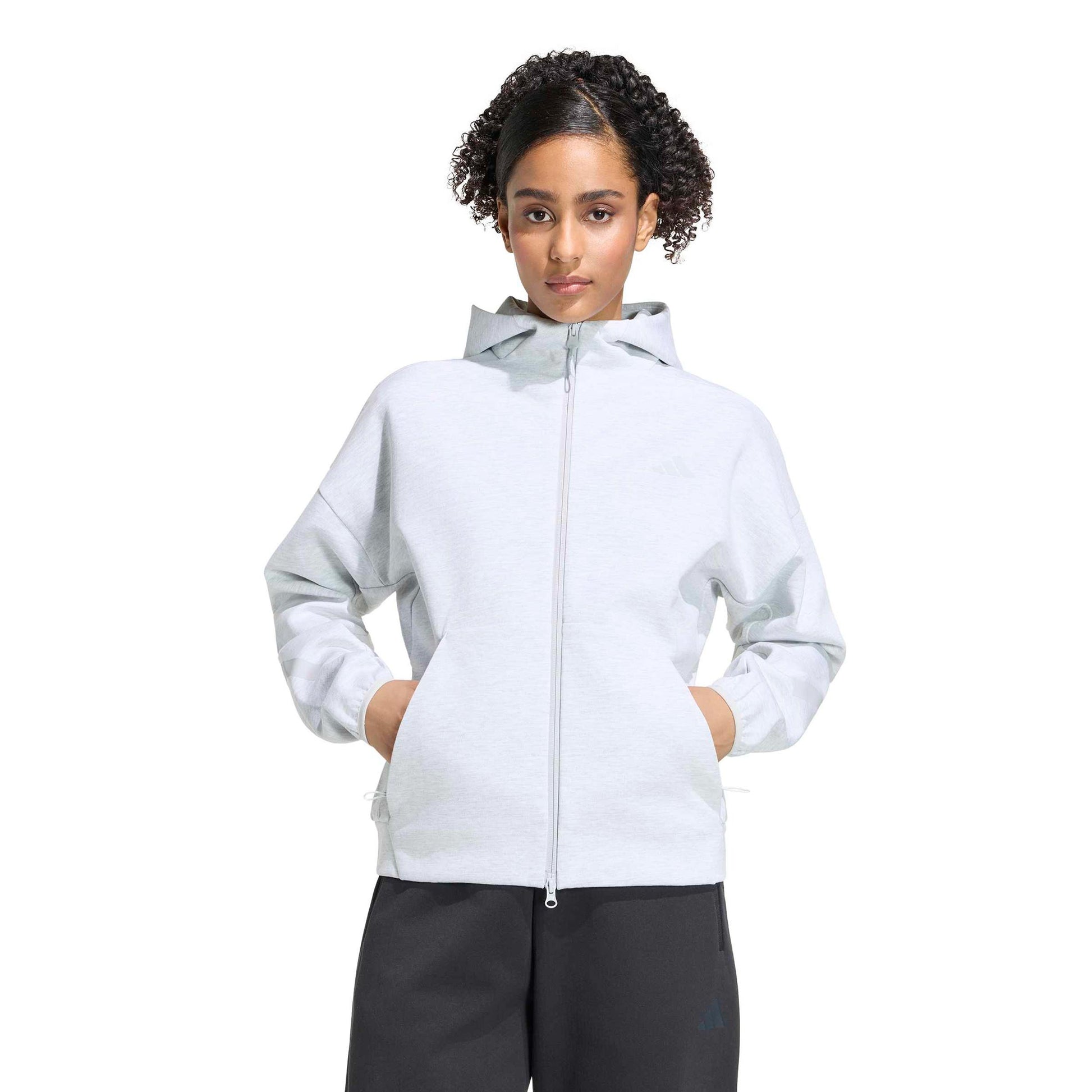adidas Z.N.E. Gilet en coton Femmes - gris clair