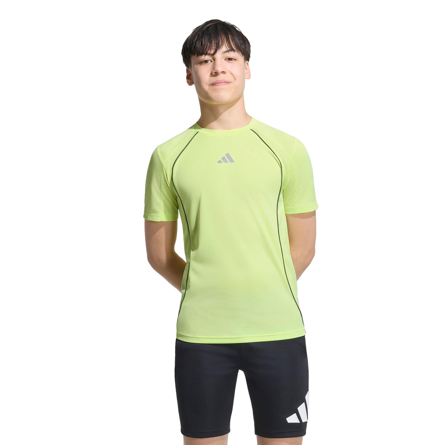 adidas Climacool T-shirt Enfants - jaune citron, argent