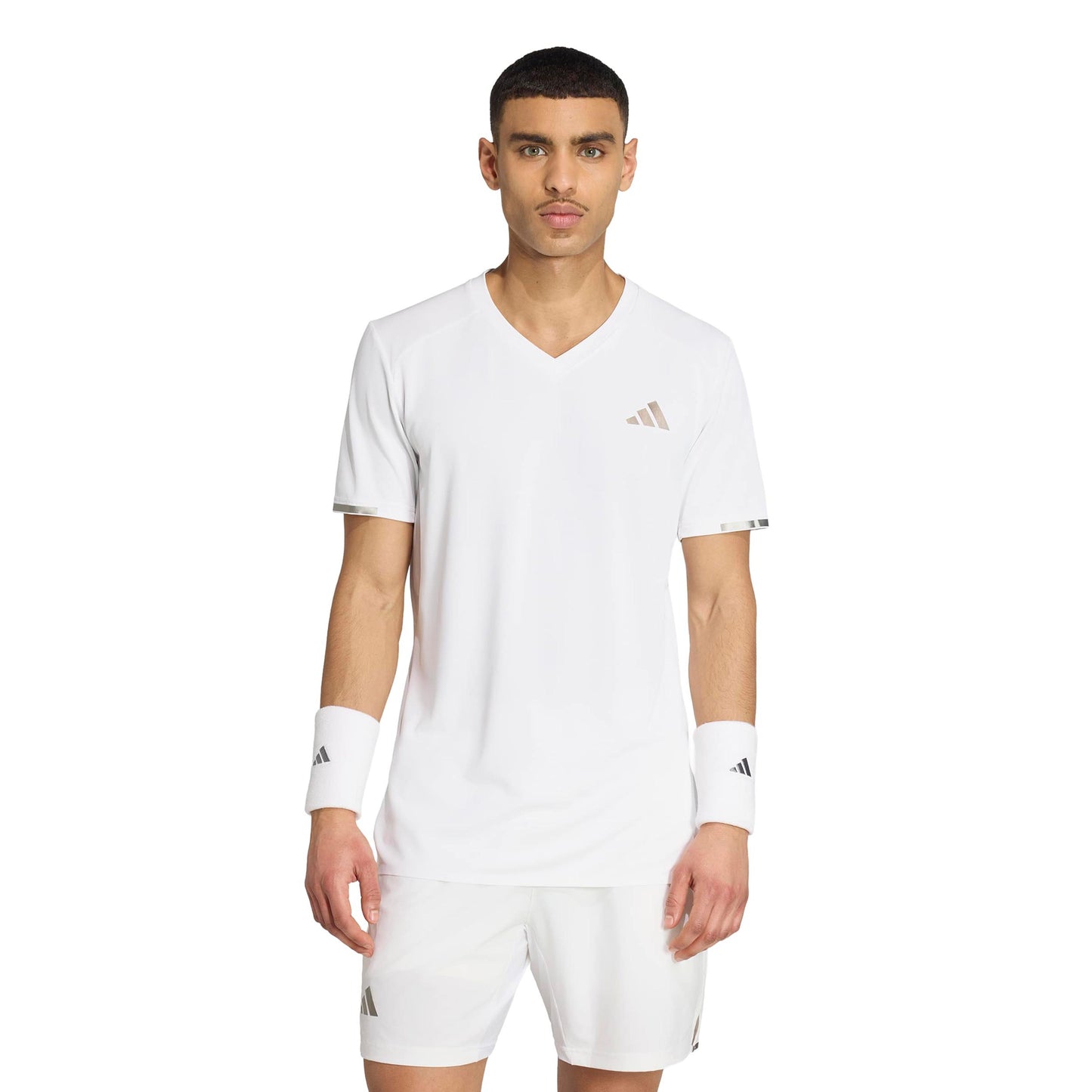 adidas Freelift Pro T-shirt Hommes - blanc, argent
