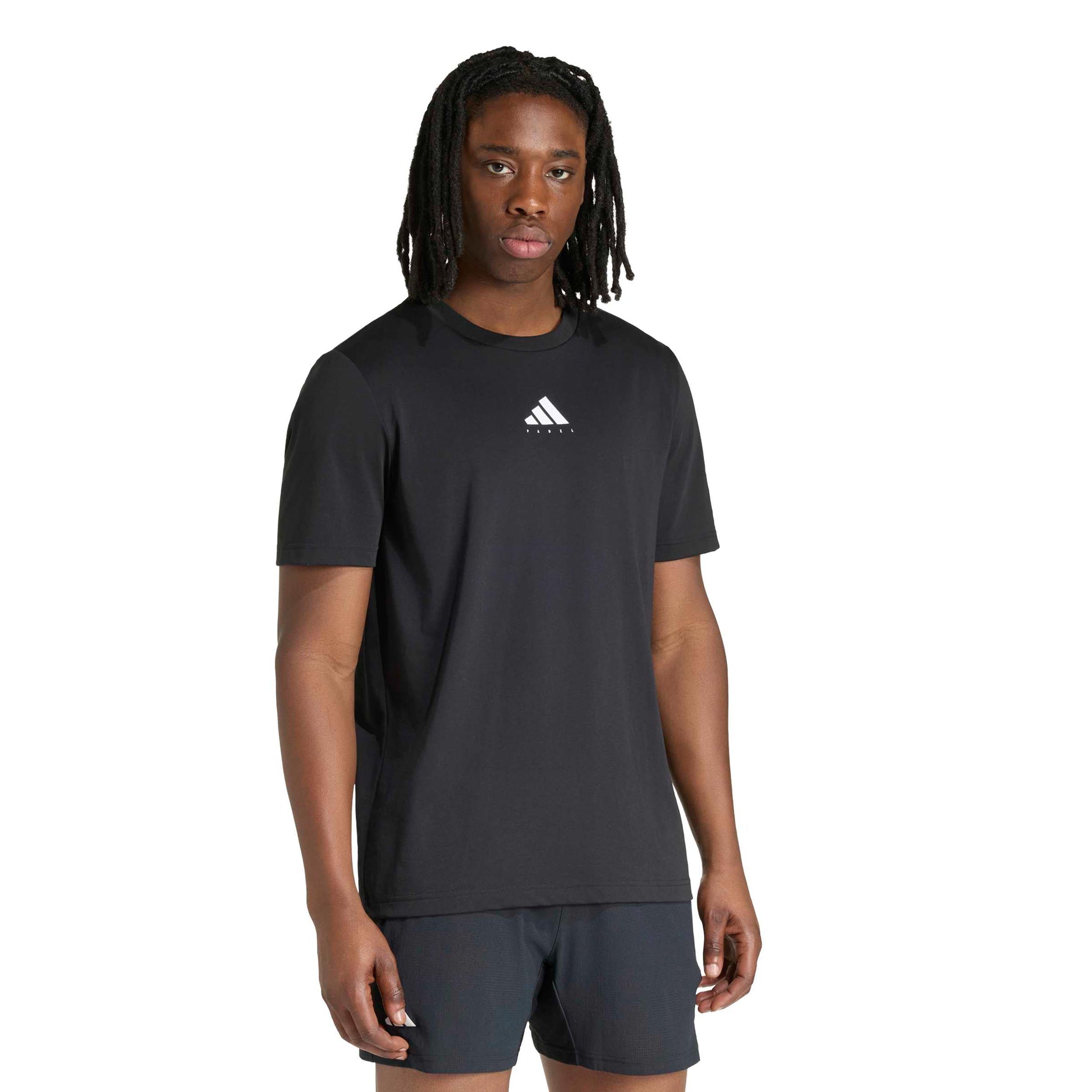 adidas Cat Graphic T-shirt Hommes - noir, blanc