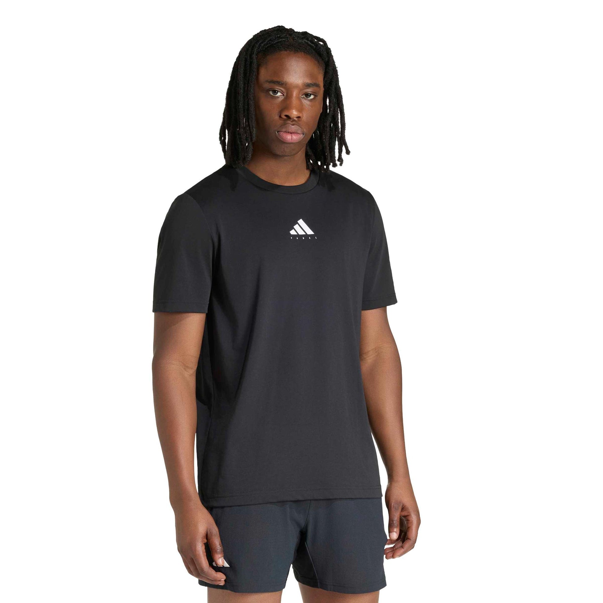 adidas Cat Graphic T-shirt Hommes - noir, blanc