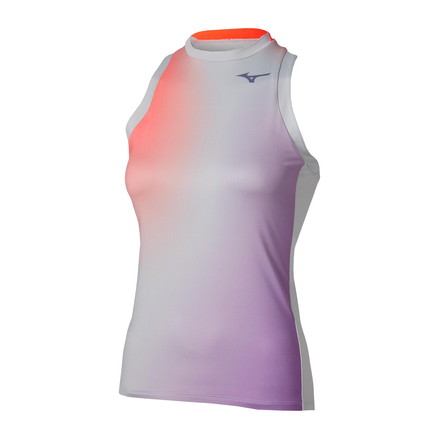 Mizuno Débardeur tank top Femmes - gris clair, multicouleur