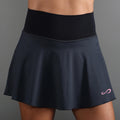 LUX II Jupe Femmes - gris foncé, noir