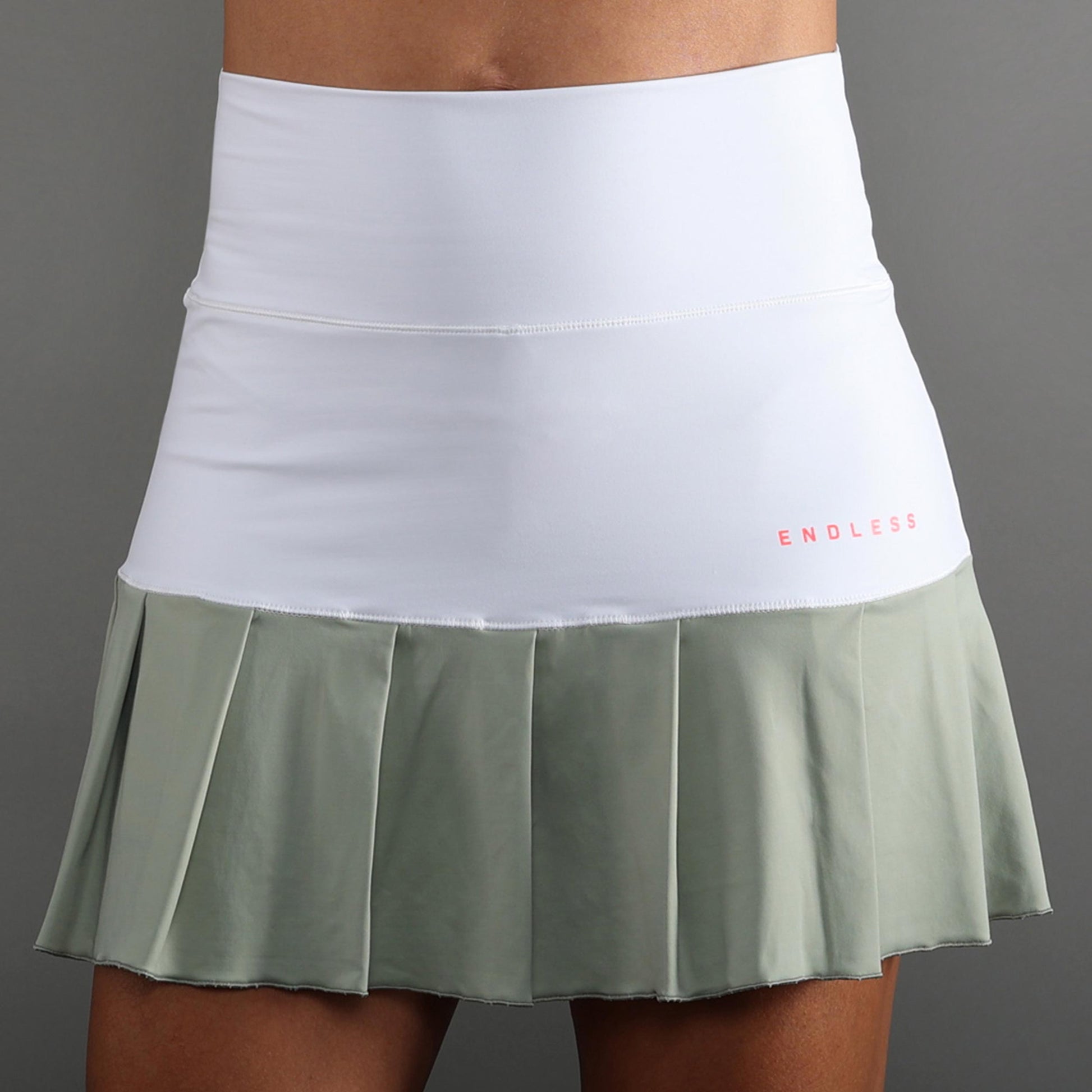 Endless OTTEY Jupe Femmes - blanc, vert olive