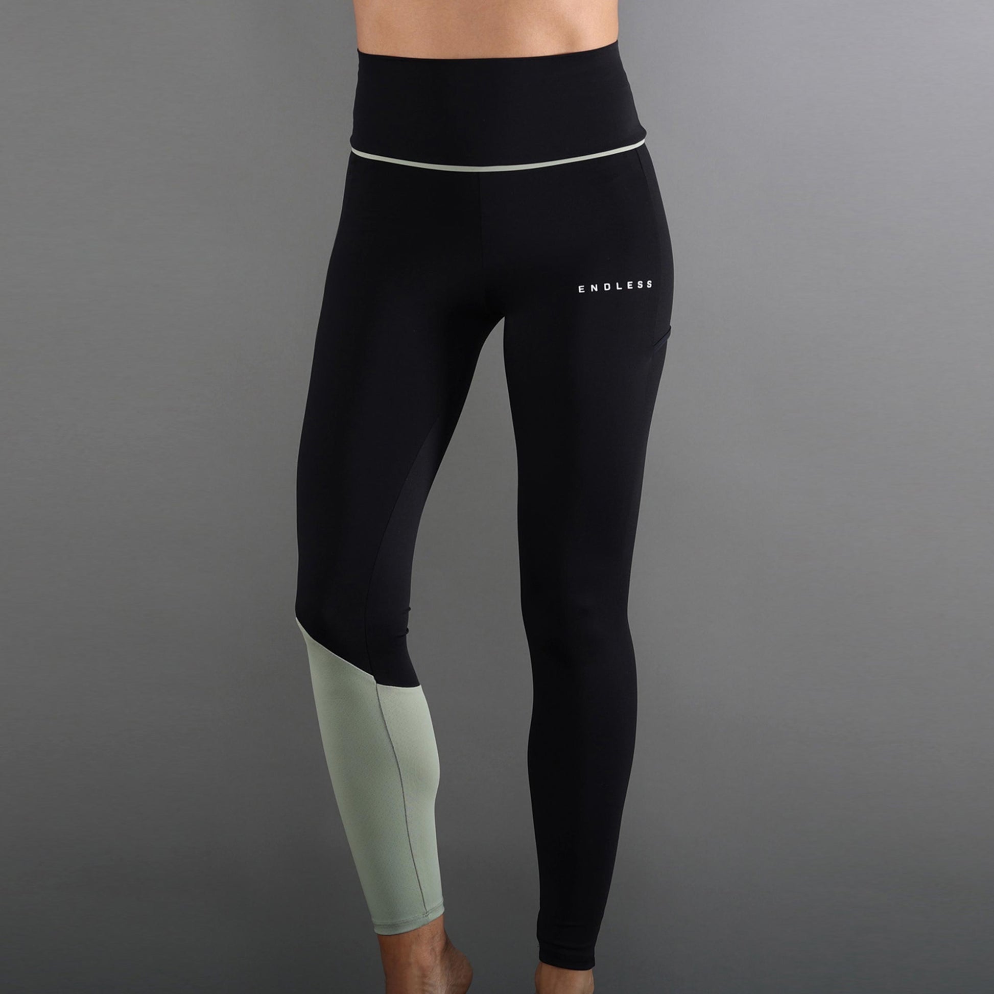 Endless VANITY POCKET Collant tight Femmes - noir, vert olive
