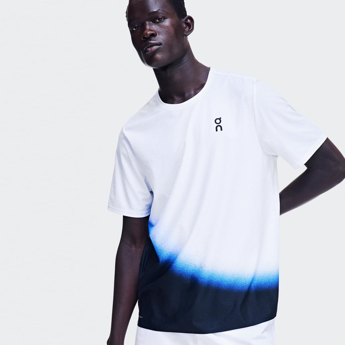 On Court- Swing T-shirt Hommes - blanc, noir
