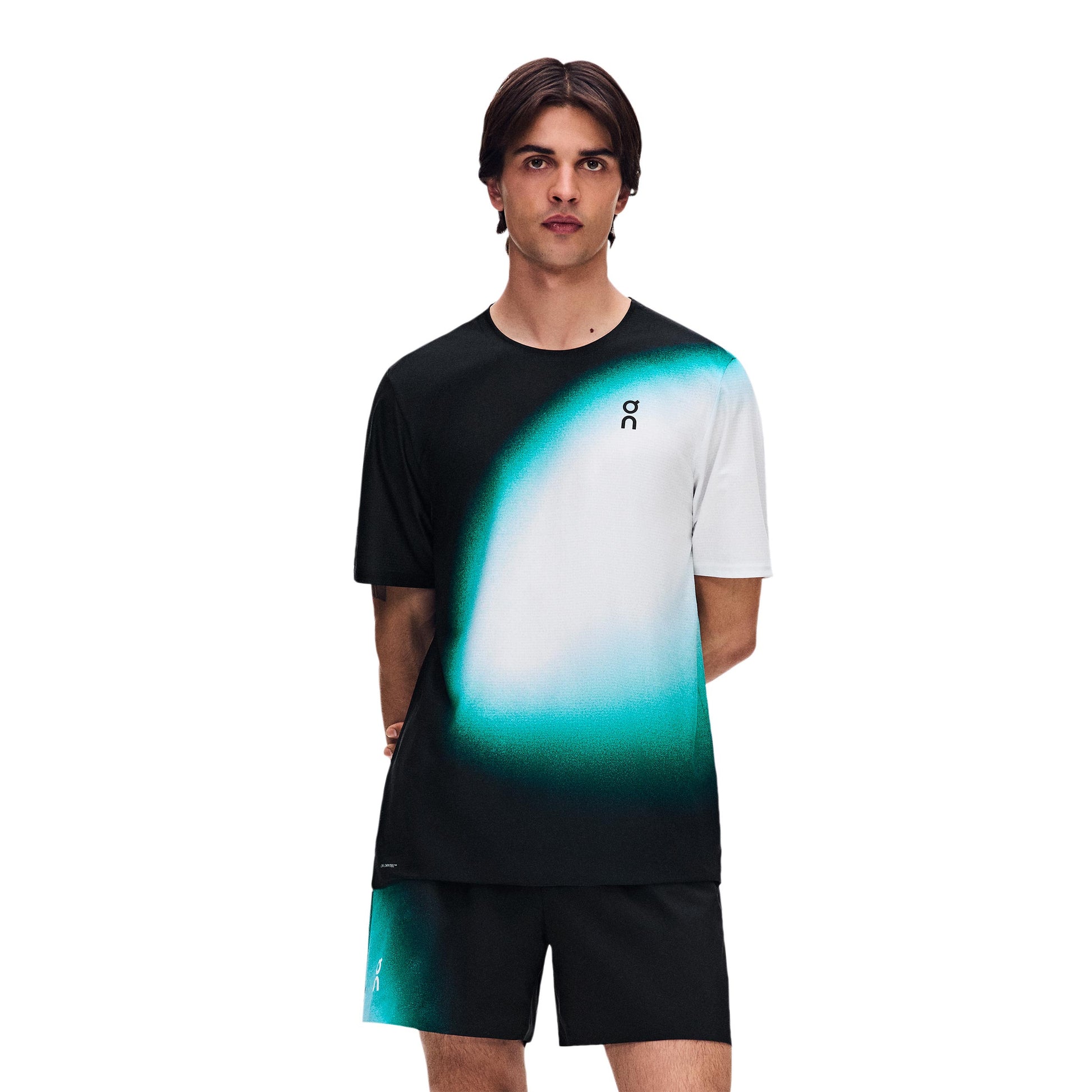 On Court- Swing T-shirt Hommes - noir, vert