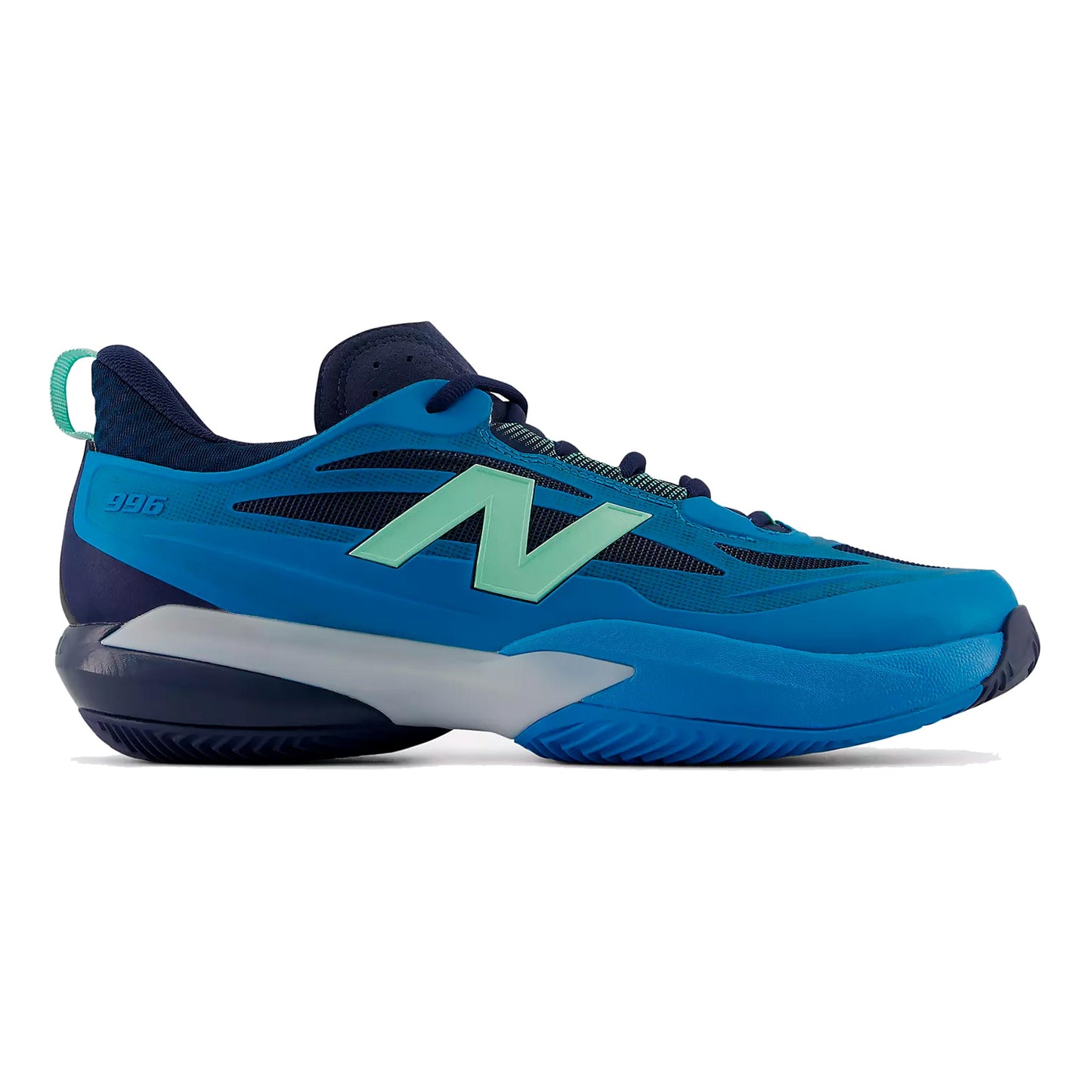 New Balance 996v7 Chaussure terre battue Hommes - turquoise, bleu foncé