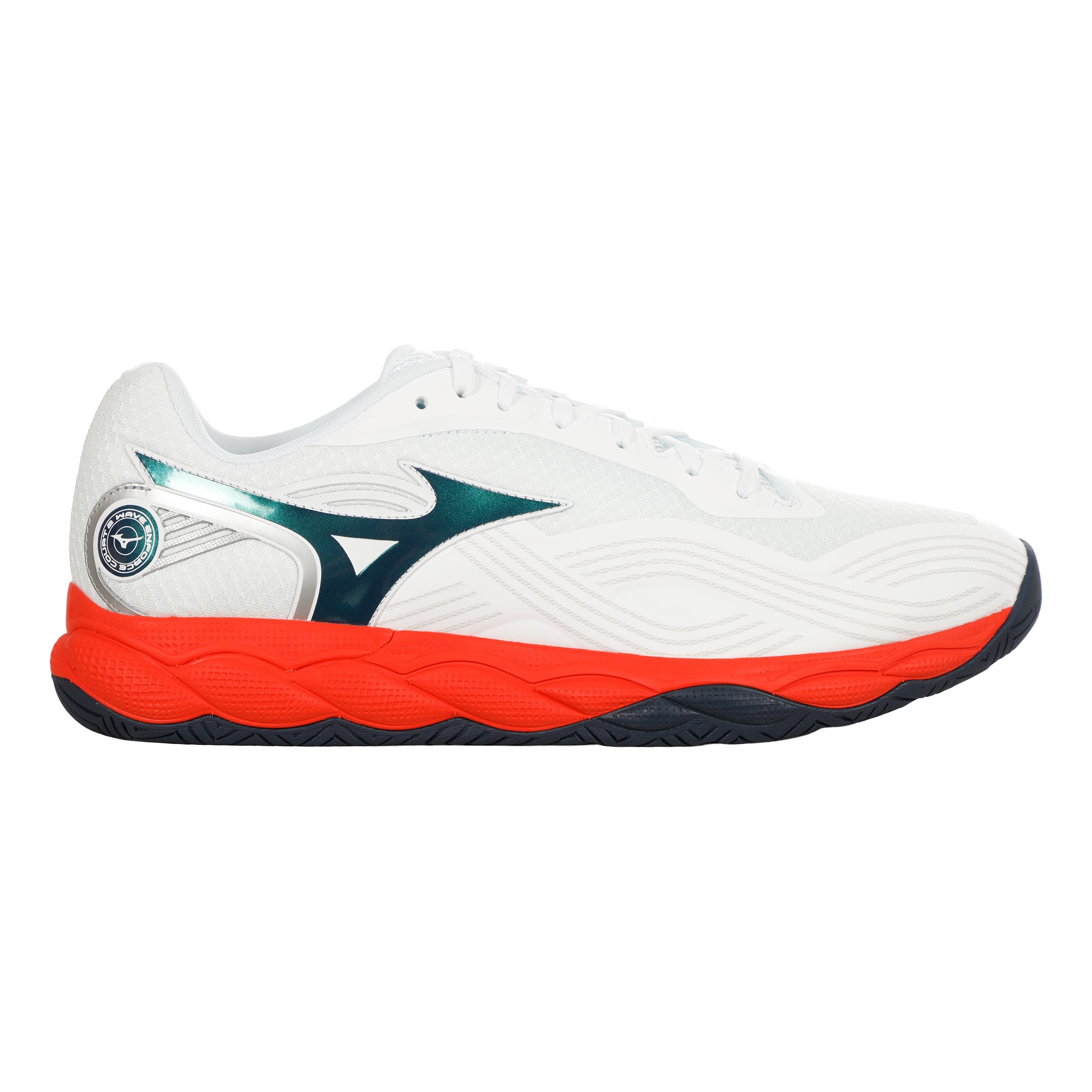 Mizuno Wave Enforce Court 2 Chaussures toutes surfaces Hommes - blanc, bleu