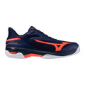 Wave Exceed Court Chaussure terre battue Hommes - bleu foncé, orange