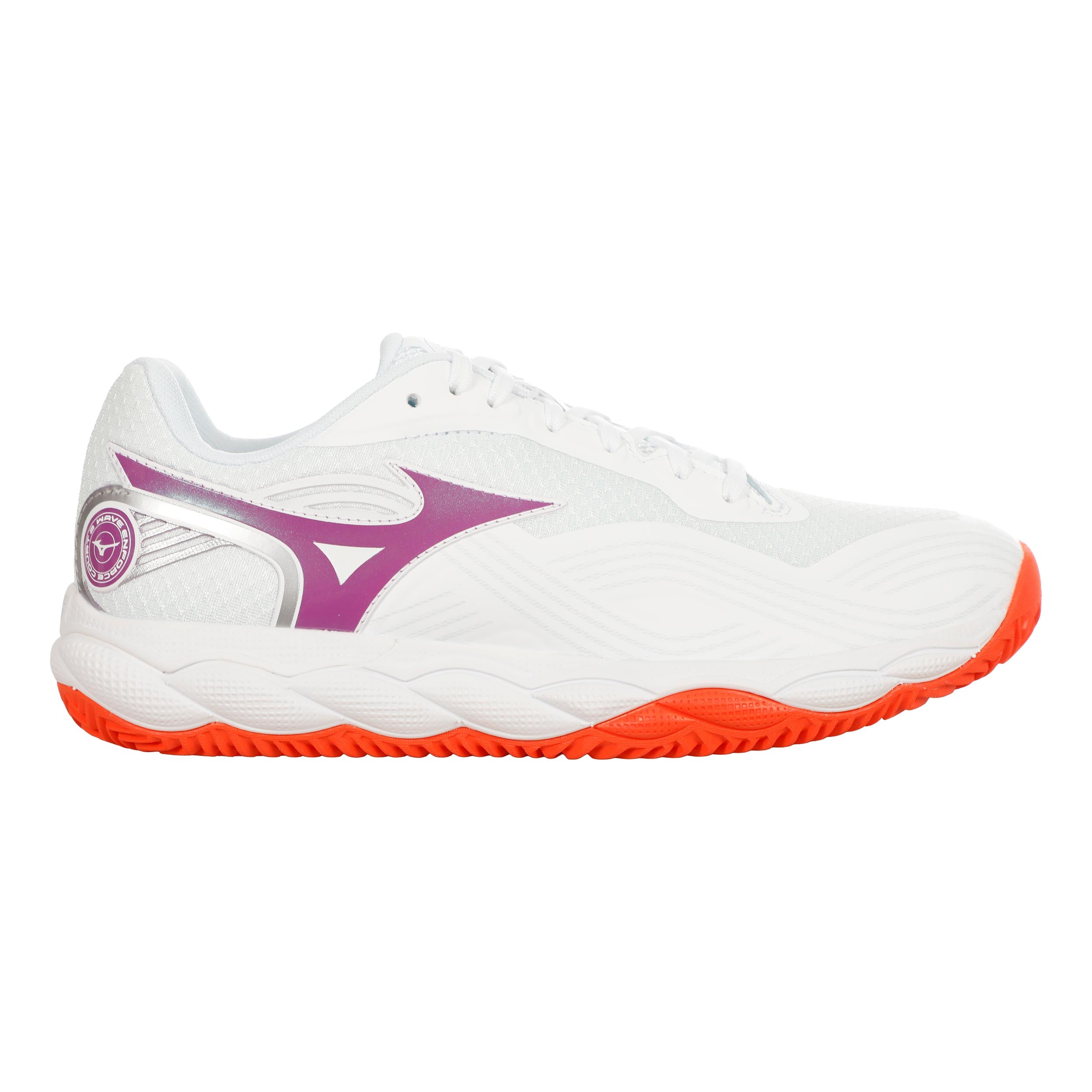 Mizuno Wave Enforce Court 2 Chaussure terre battue Femmes - blanc, lilas