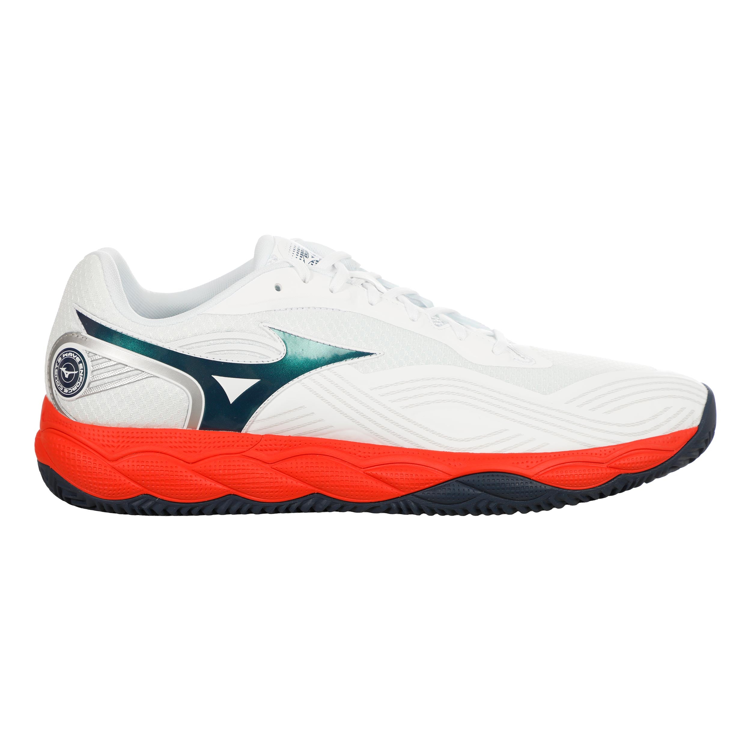 Mizuno Wave Enforce Court 2 Chaussure terre battue Hommes - blanc, bleu