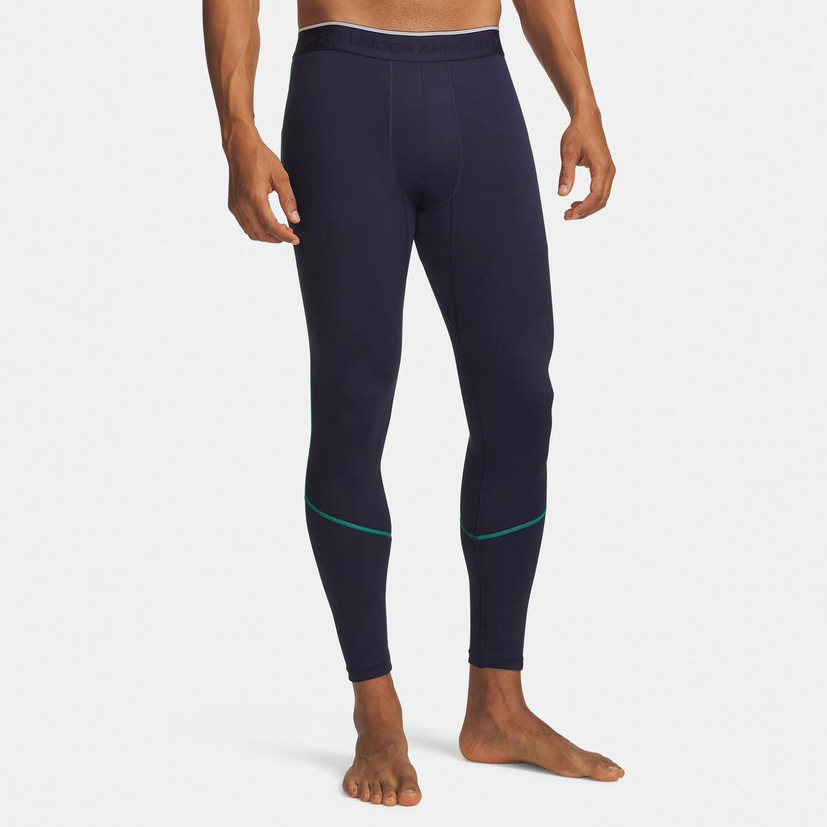 Under Armour Coldgear Elite  Collant tight Hommes - bleu, argent
