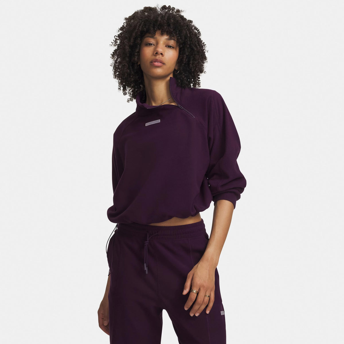 Under Armour Performance Fleece 1/4 Zip Sweat-shirt Femmes - lilas, violett