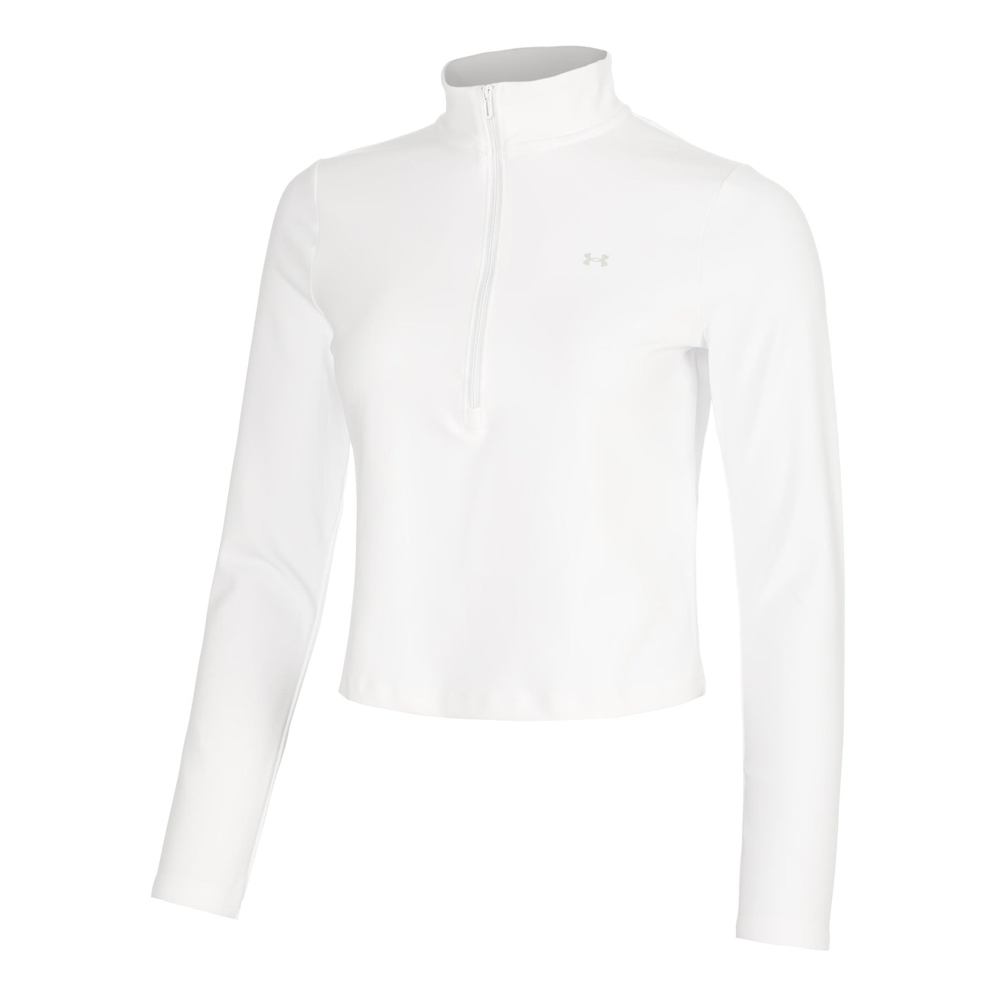 Under Armour Motion 1/2 Zip Haut manches longues Femmes - blanc, gris clair