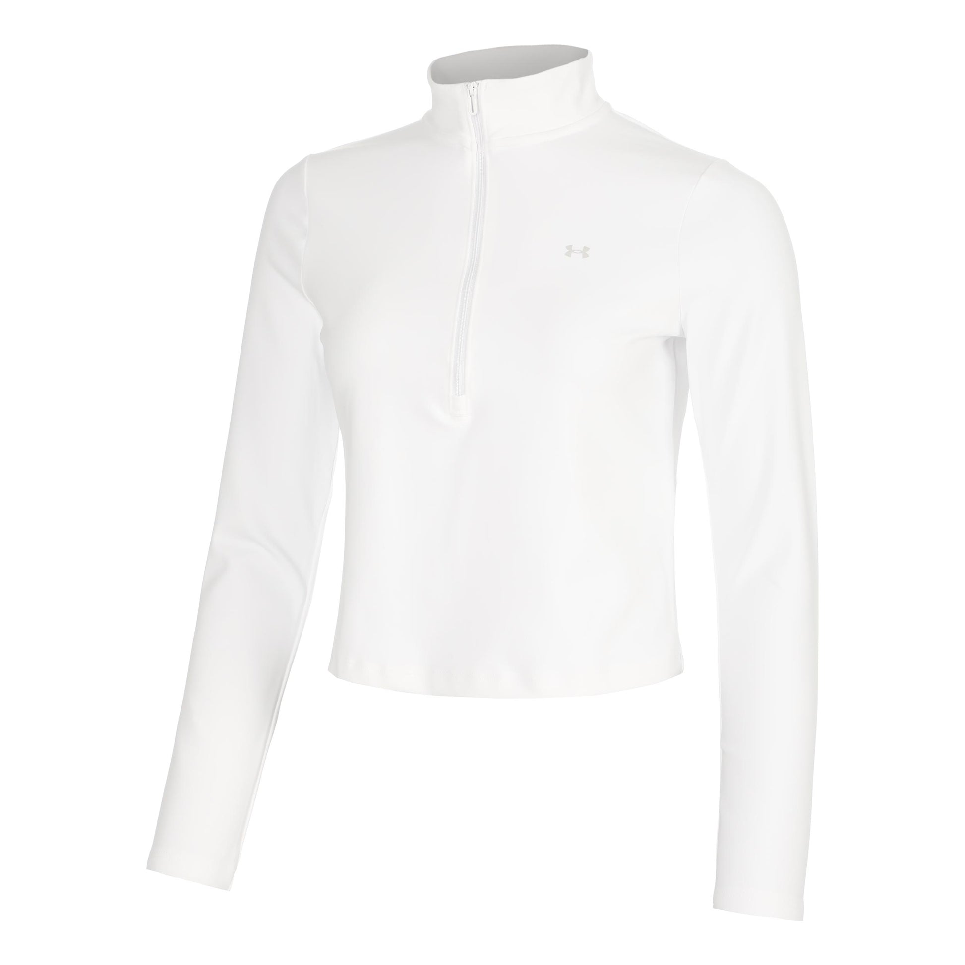 Under Armour Motion 1/2 Zip Haut manches longues Femmes - blanc, gris clair