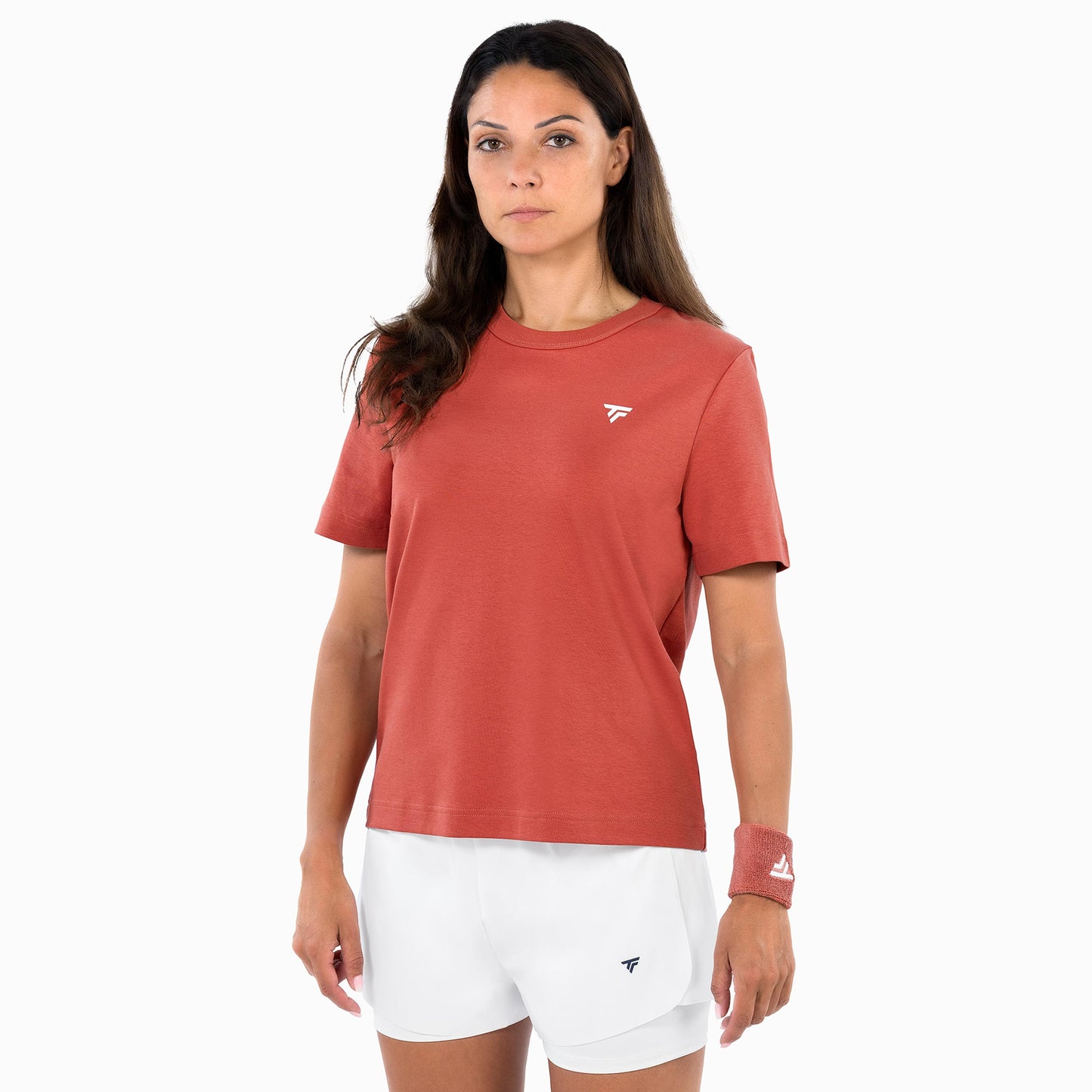 Tecnifibre Graphic T-shirt Femmes - rouge orangé