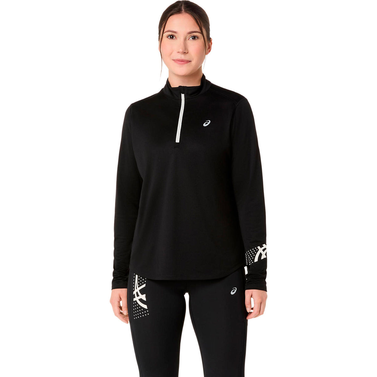 ASICS Icon 1/2 Zip  Maillot de course Femmes - noir