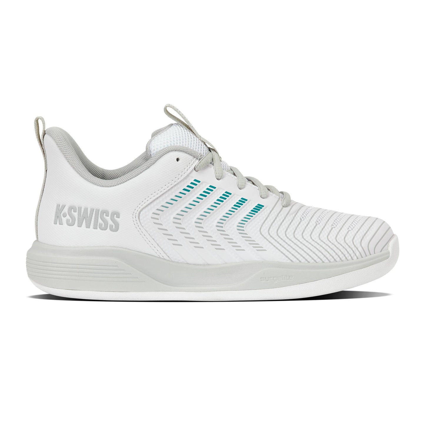 K-Swiss Ultrashot Light Chaussure moquette Femmes - blanc, turquoise