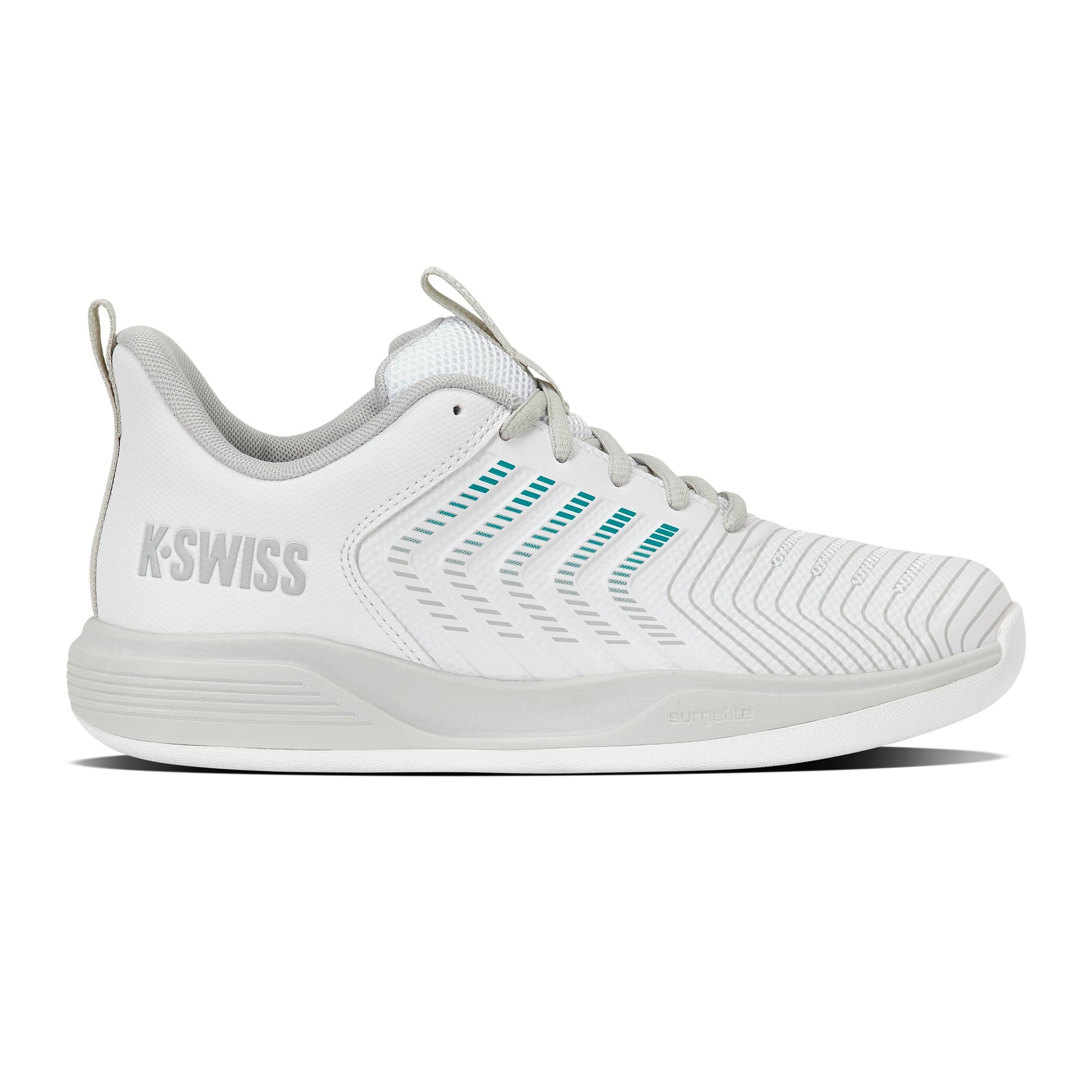 K-Swiss Ultrashot Light Chaussure moquette Femmes - blanc, turquoise