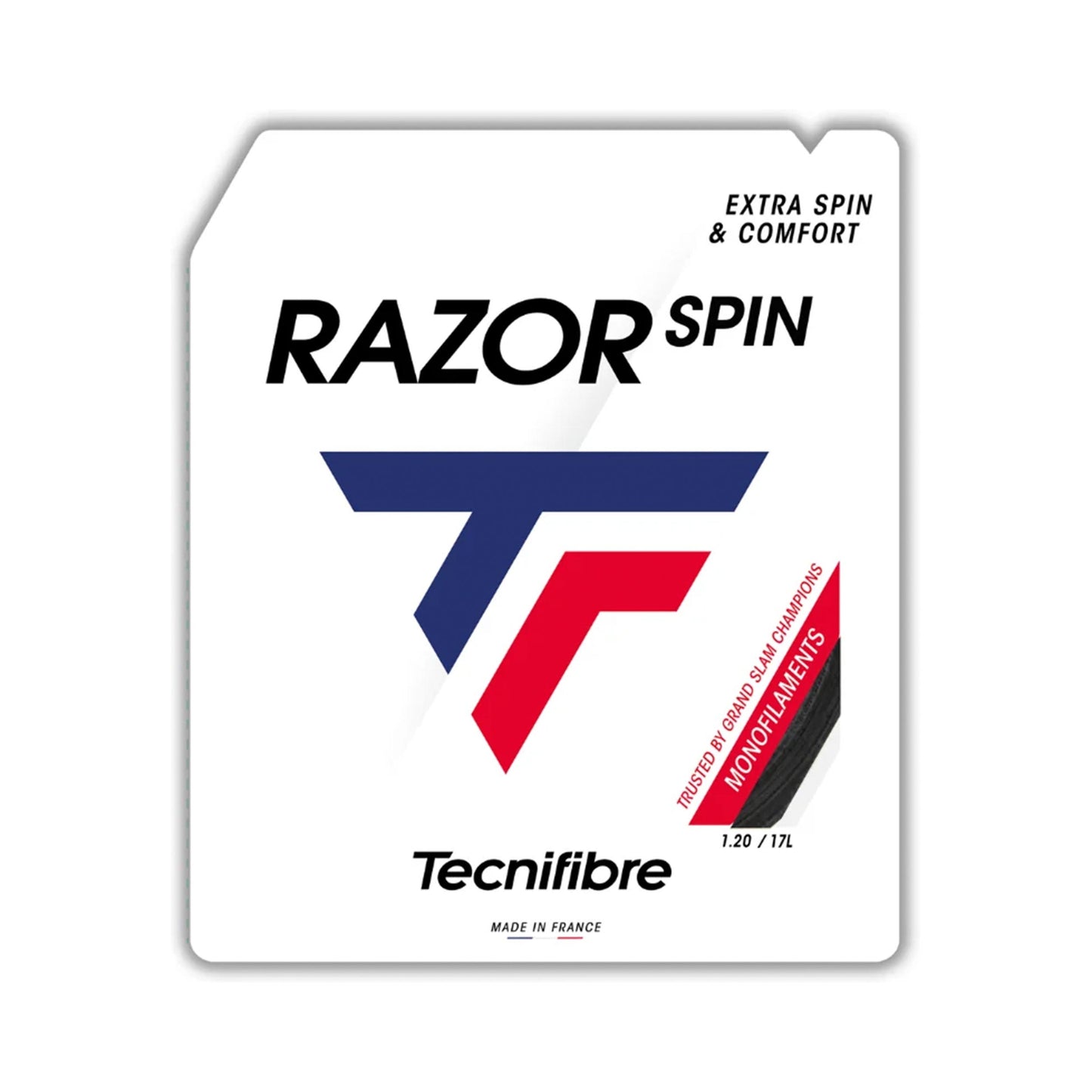 Tecnifibre Razor Spin Cordage en garniture 12m - noir