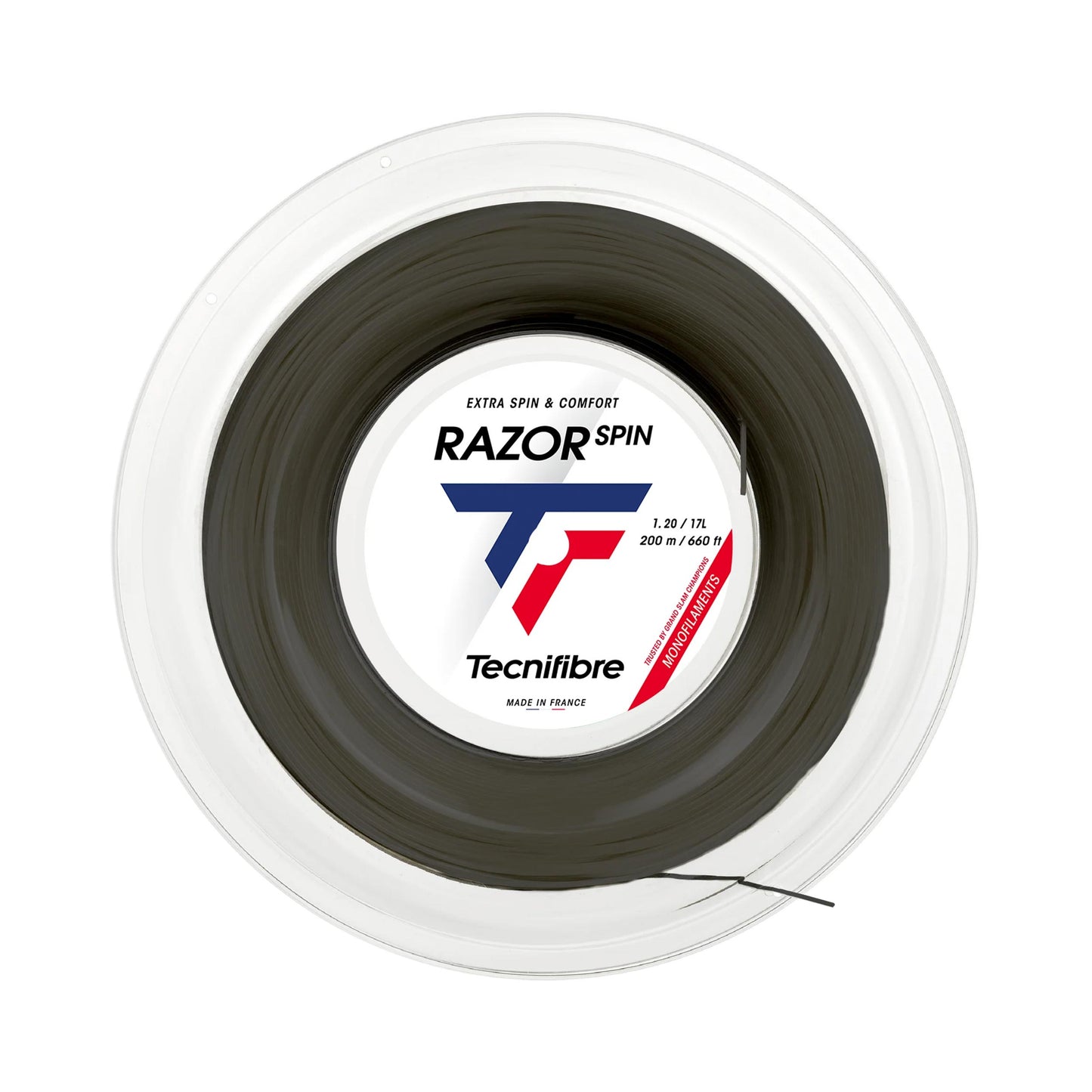 Tecnifibre Razor Spin Bobine cordage 200m - noir