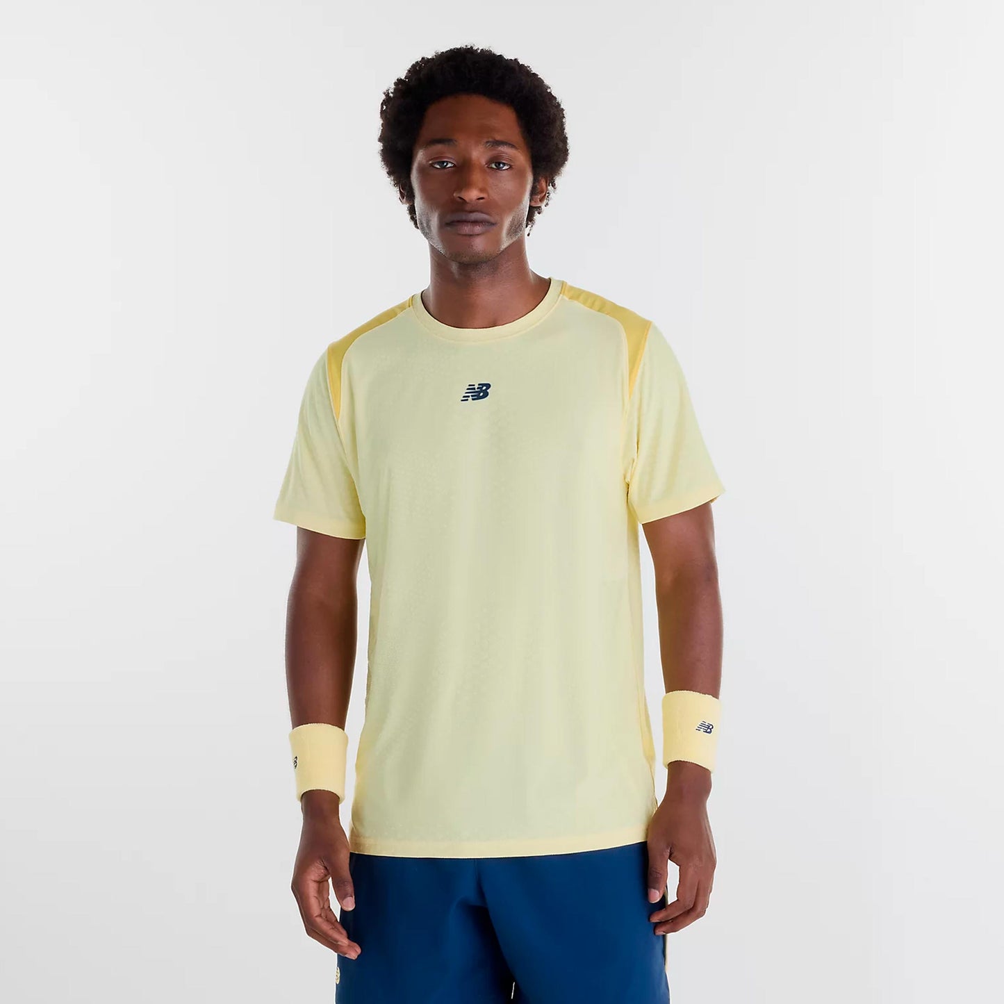 New Balance Tournament T-shirt Hommes - jaune