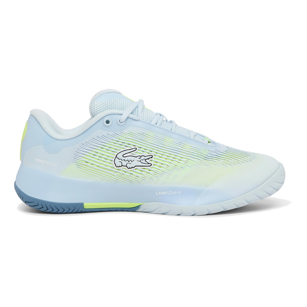 Lacoste AG-LT EVO Chaussures toutes surfaces Femmes - bleu clair, jaune
