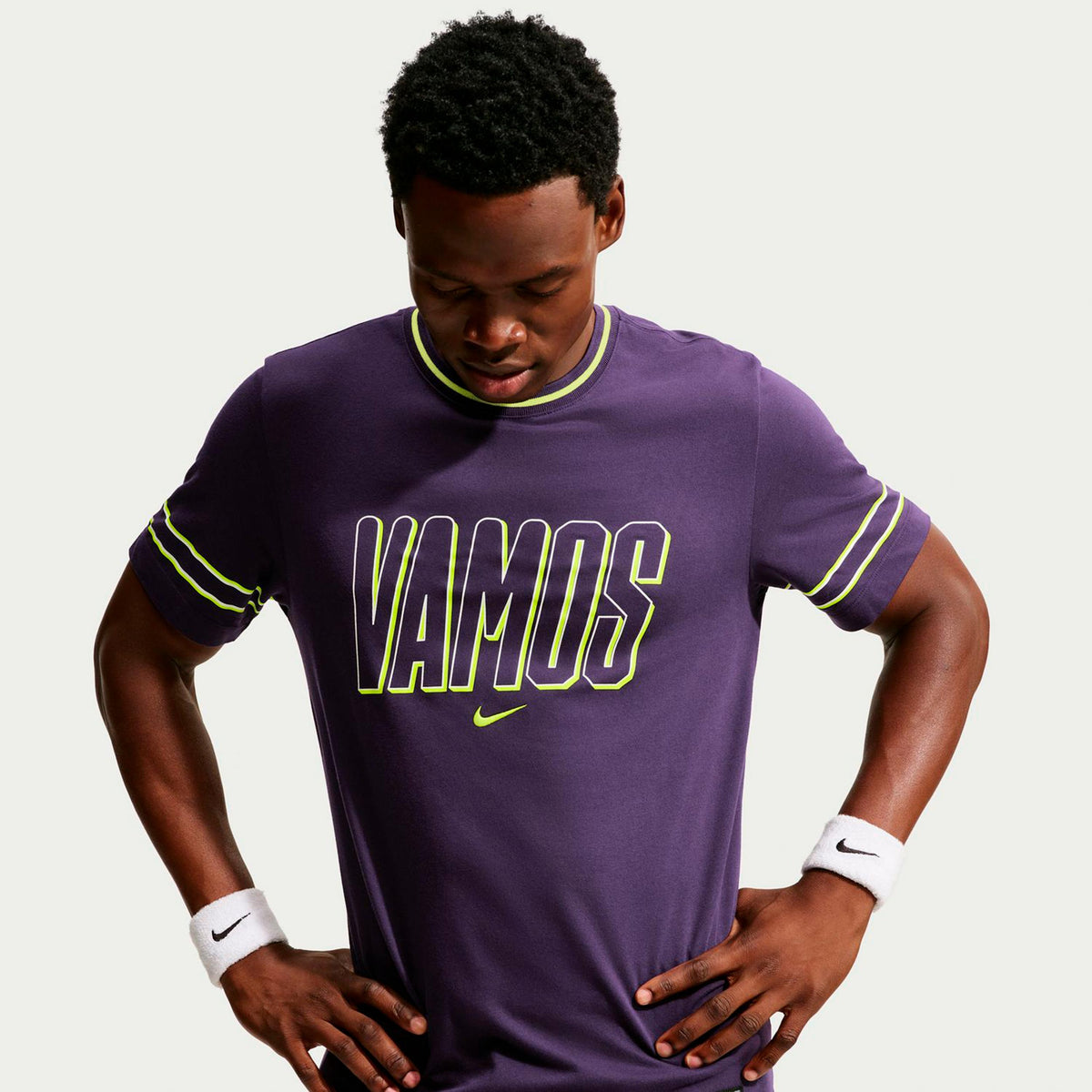 Nike Court Dri-Fit T-shirt Hommes - violet foncé