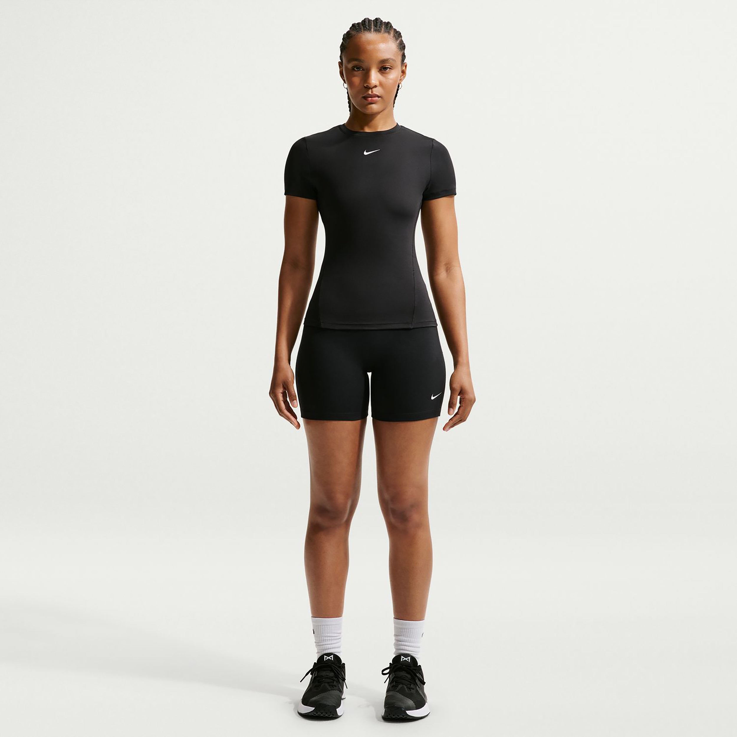 Nike One Fitted T-shirt Femmes - noir