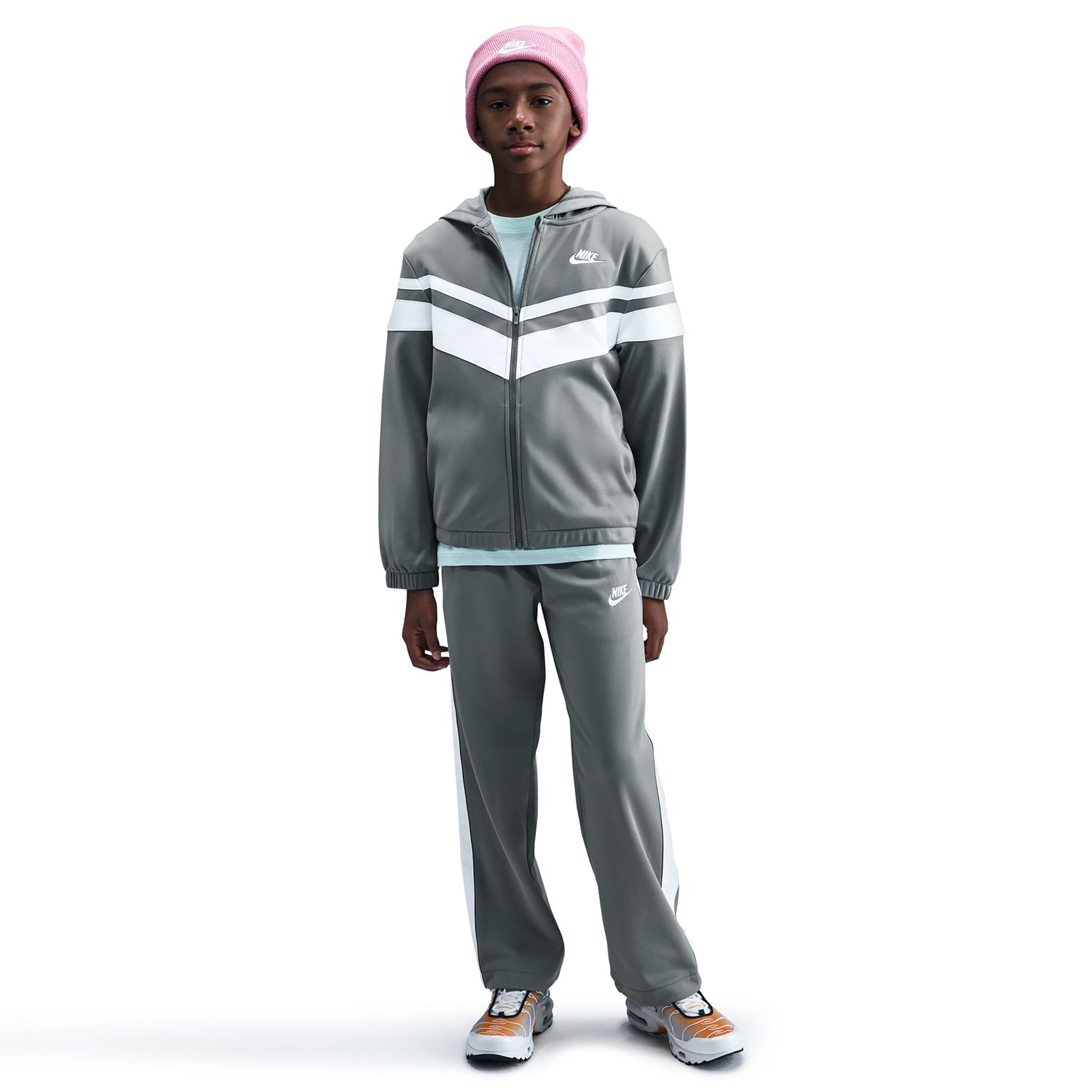 Nike Sportswear Survêtement Enfants - gris, blanc