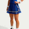 Court Slam Jupe Femmes - bleu foncé, blanc