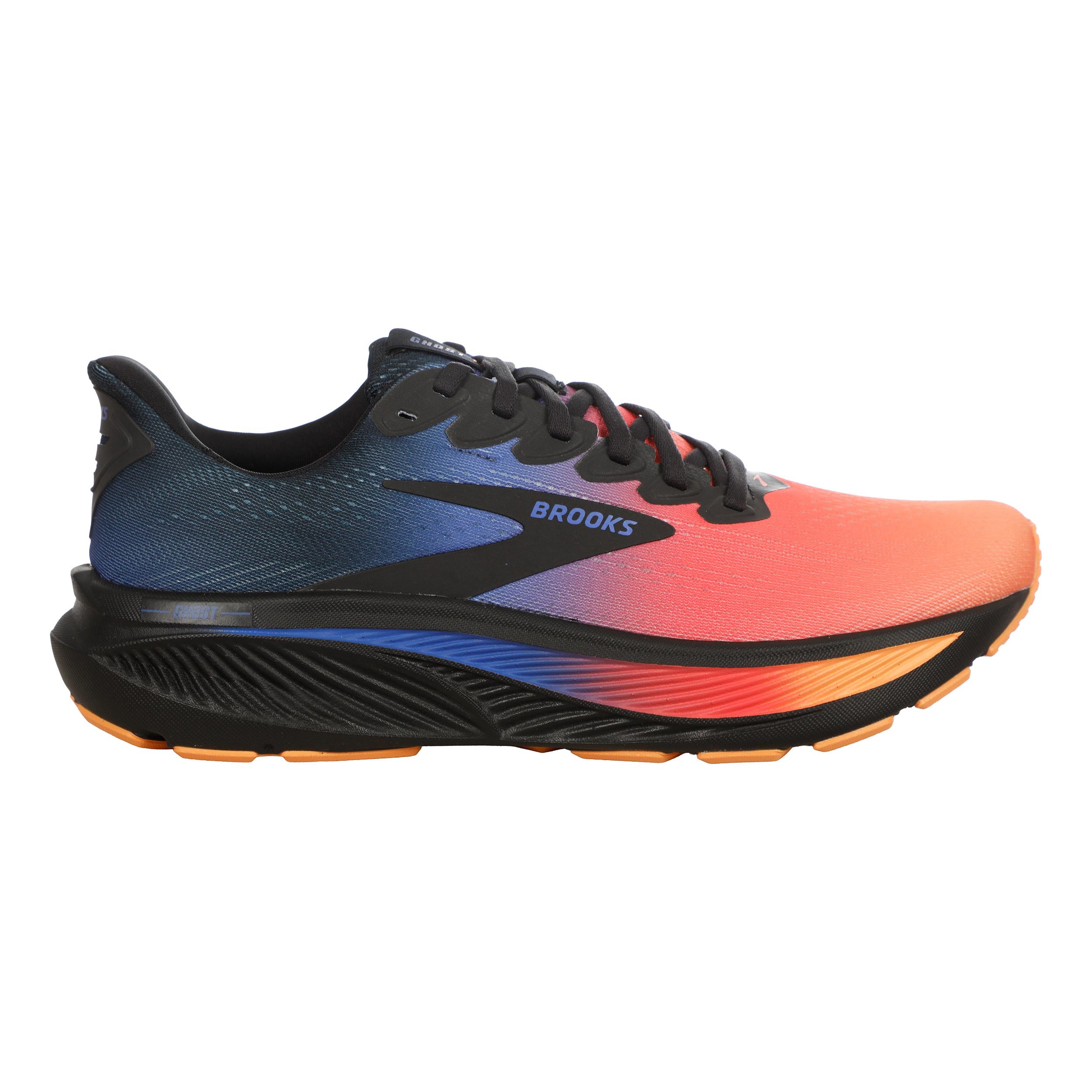 Brooks Ghost 17 Chaussure de running sans stabilisateurs Femmes - bleu foncé, corail