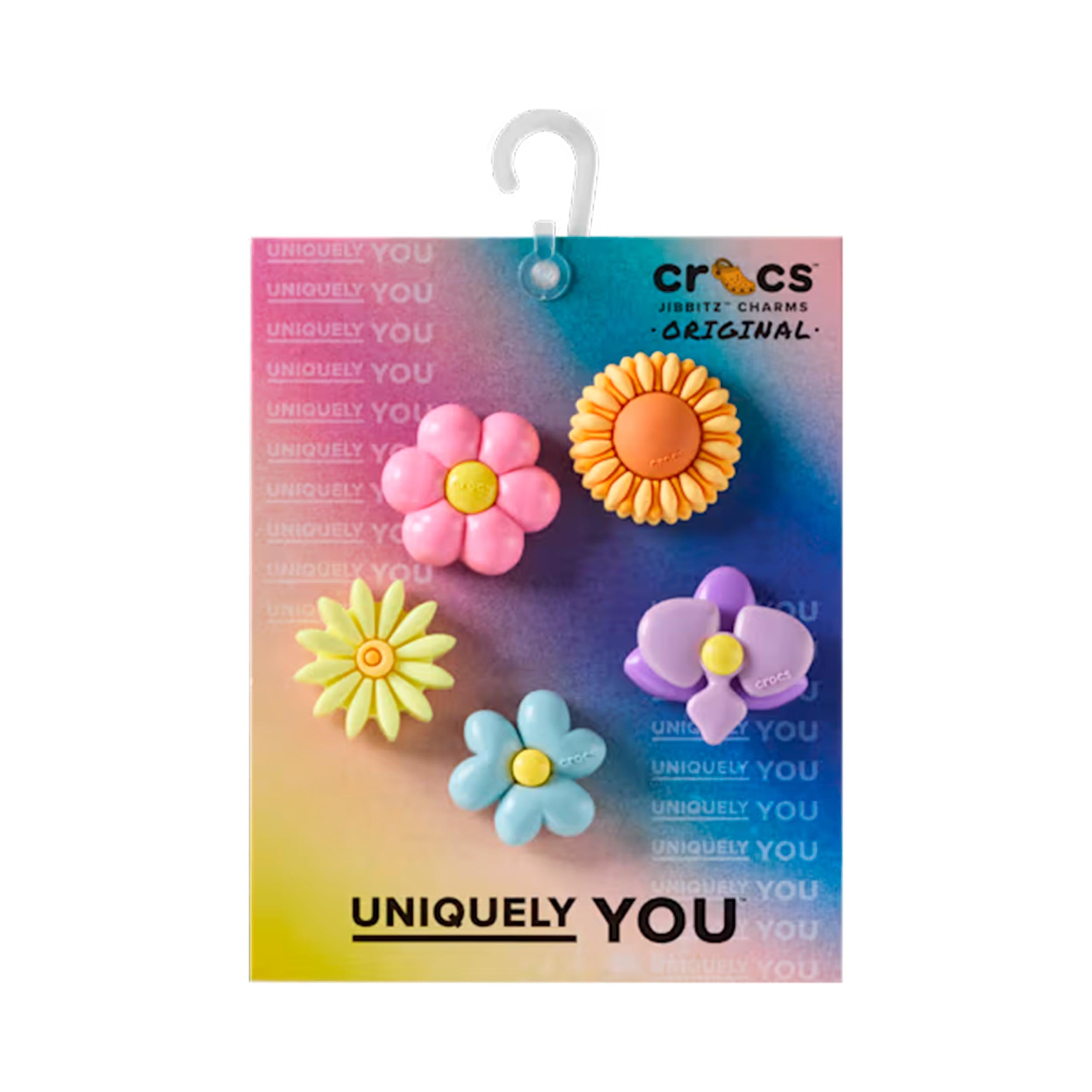 Crocs Puffy Flower Sonstiges Unisex - bleu clair, rosé