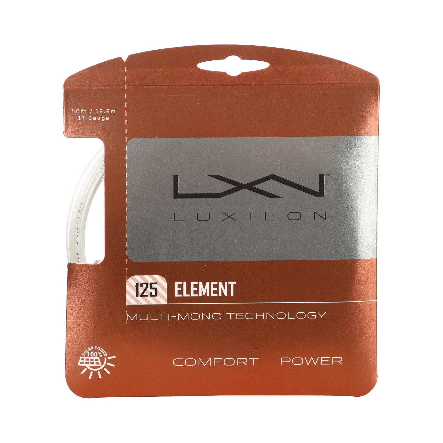 Luxilon Element Cordage en garniture 12,2m - blanc