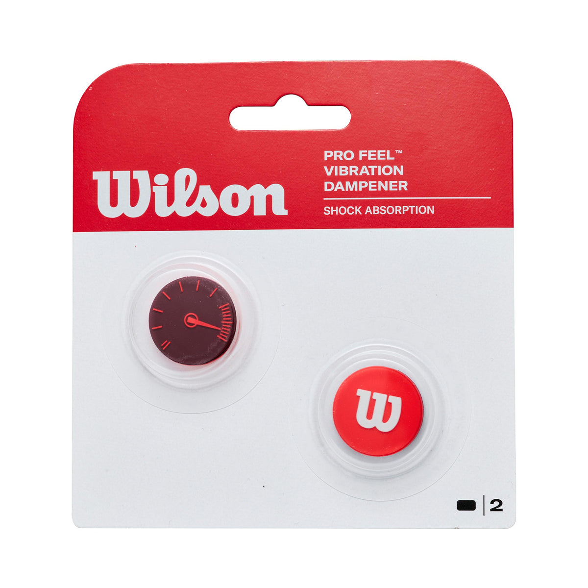 Wilson Defyer Antivibrateur Pack de 2 unités - rouge