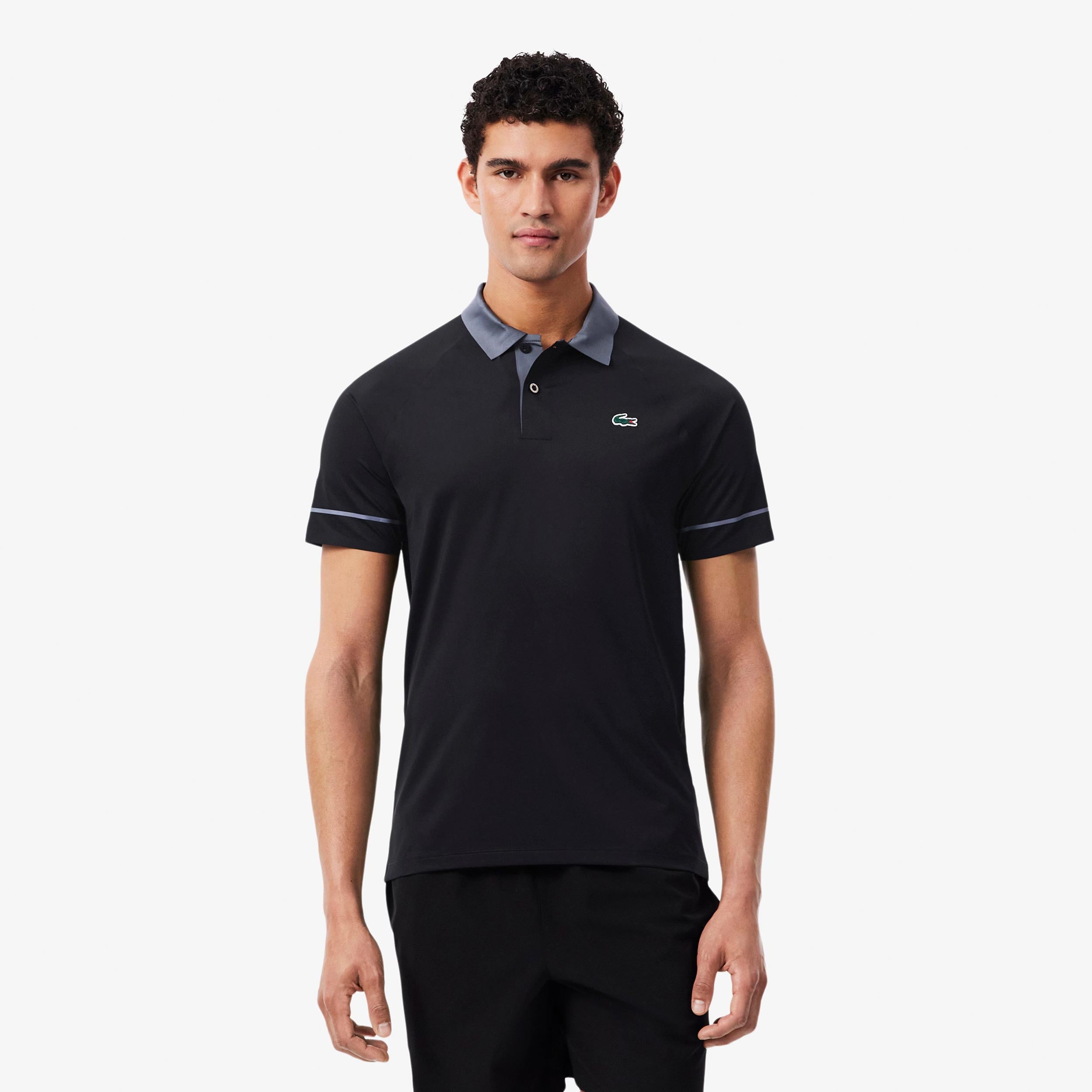 Lacoste Polo Hommes - noir, bleu gris