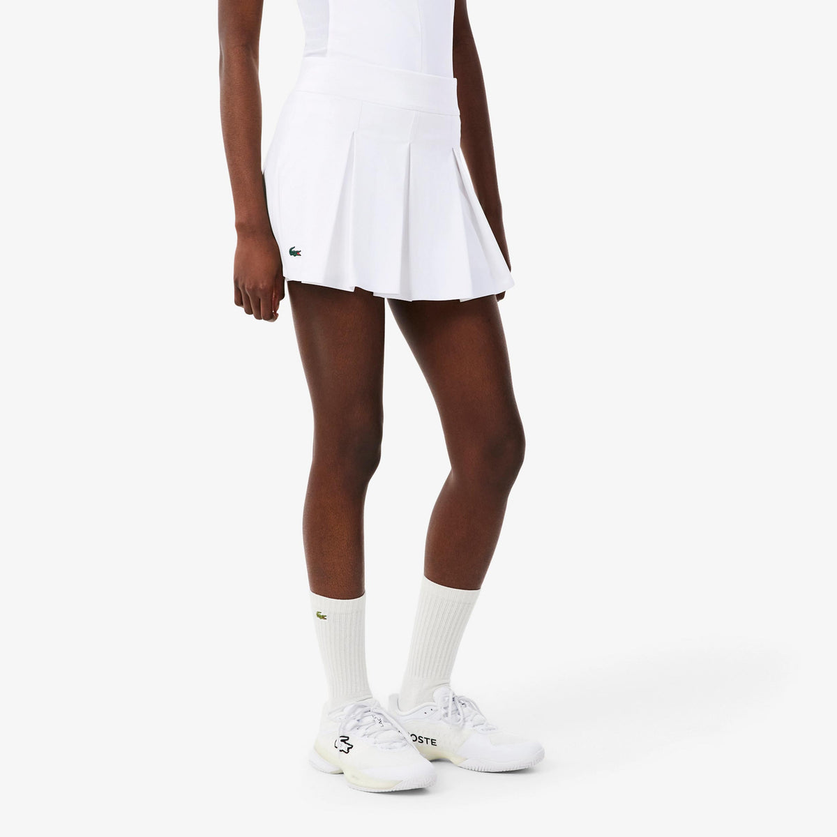 Lacoste Jupe Femmes - blanc