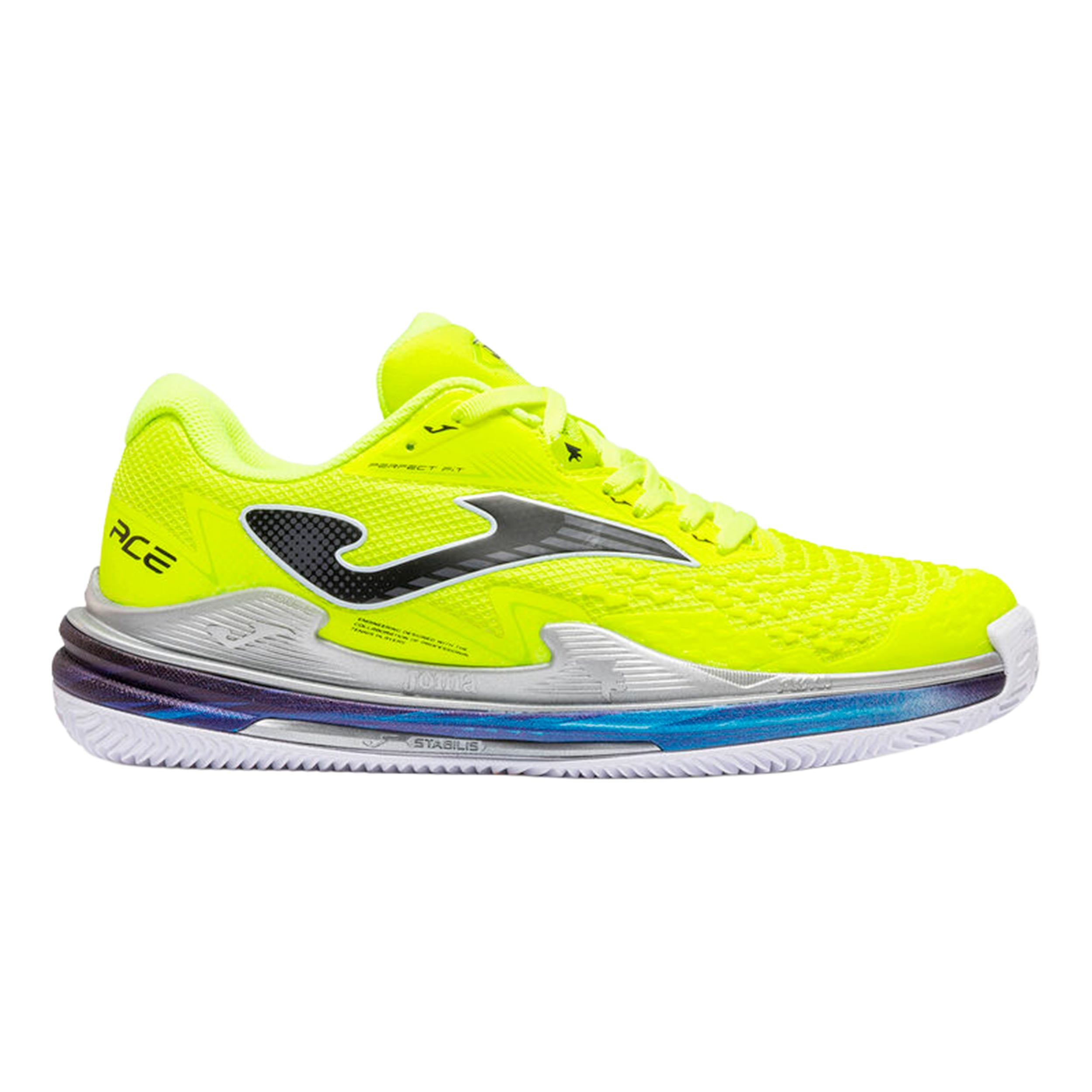 Joma Ace Chaussure terre battue Hommes - jaunes fluo, argent