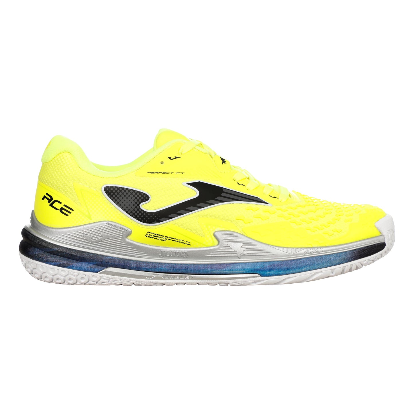 Joma Ace Chaussures toutes surfaces Hommes - jaunes fluo, argent