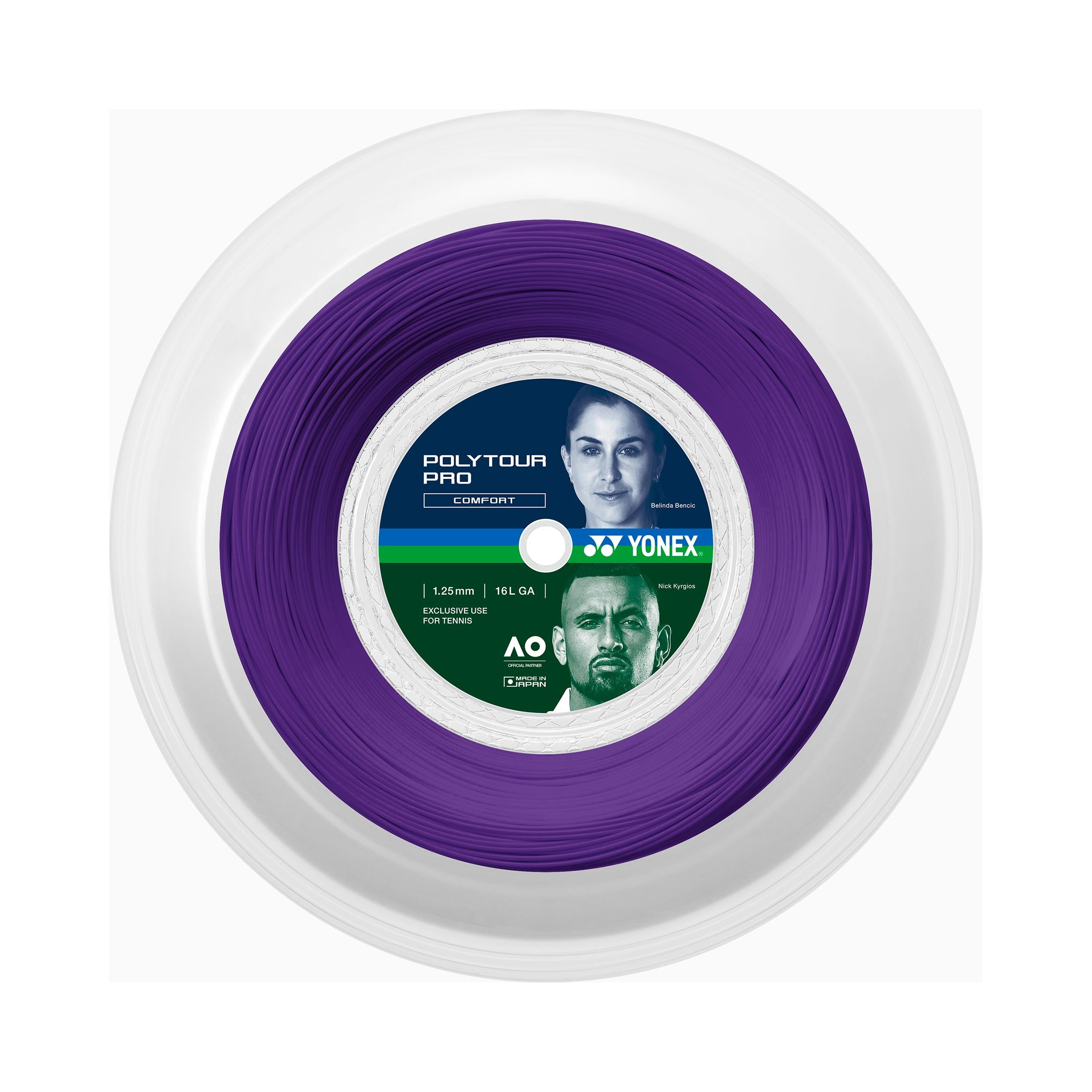 Yonex Poly Tour Pro Midnight Purple Bobine cordage 200m - lilas